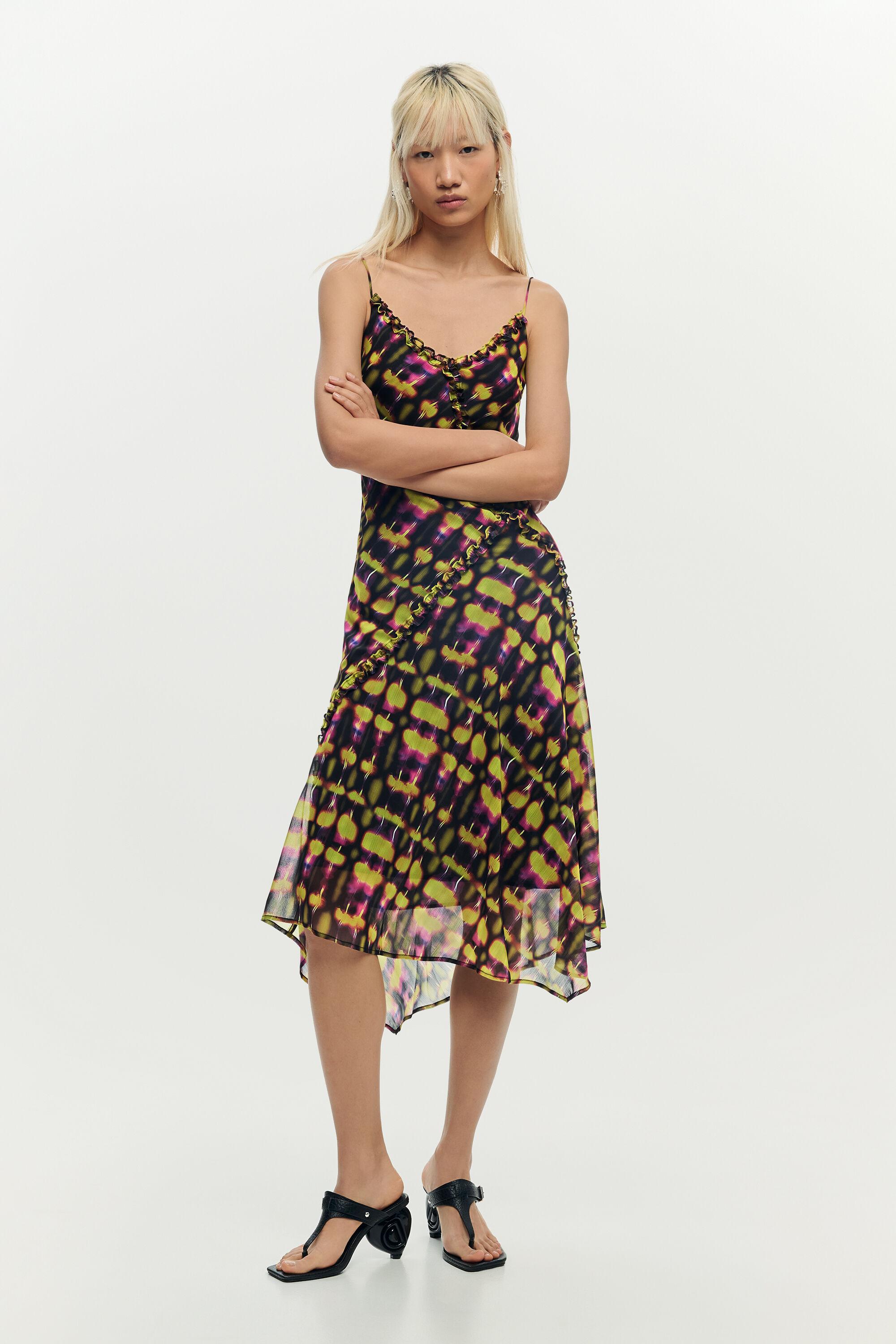 Midi dress with straps by DESIGUAL