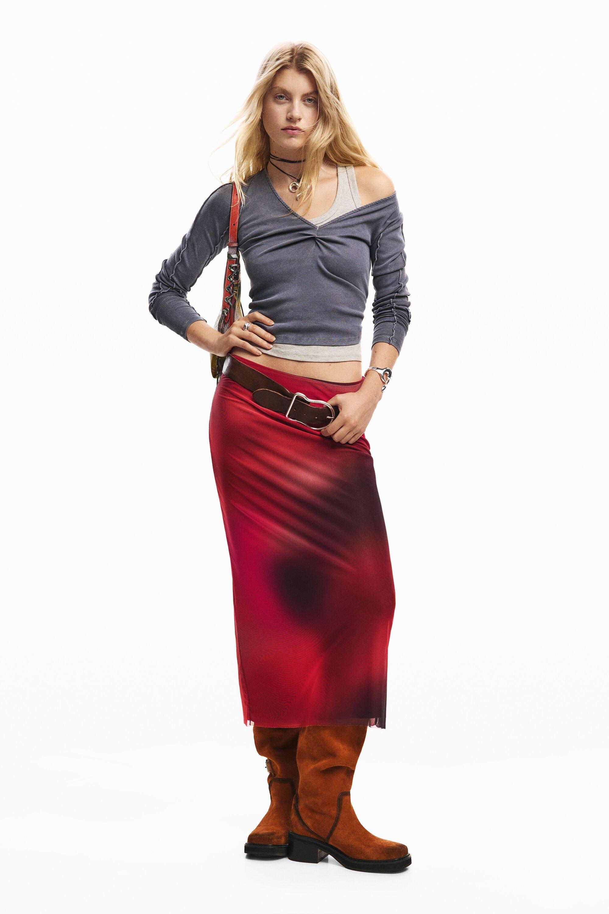 Midi tulle skirt by DESIGUAL