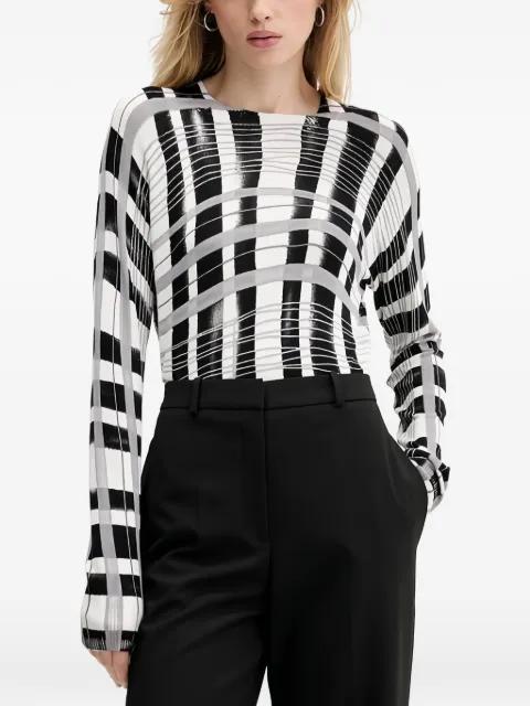 Mikado striped knitwear by DESIGUAL
