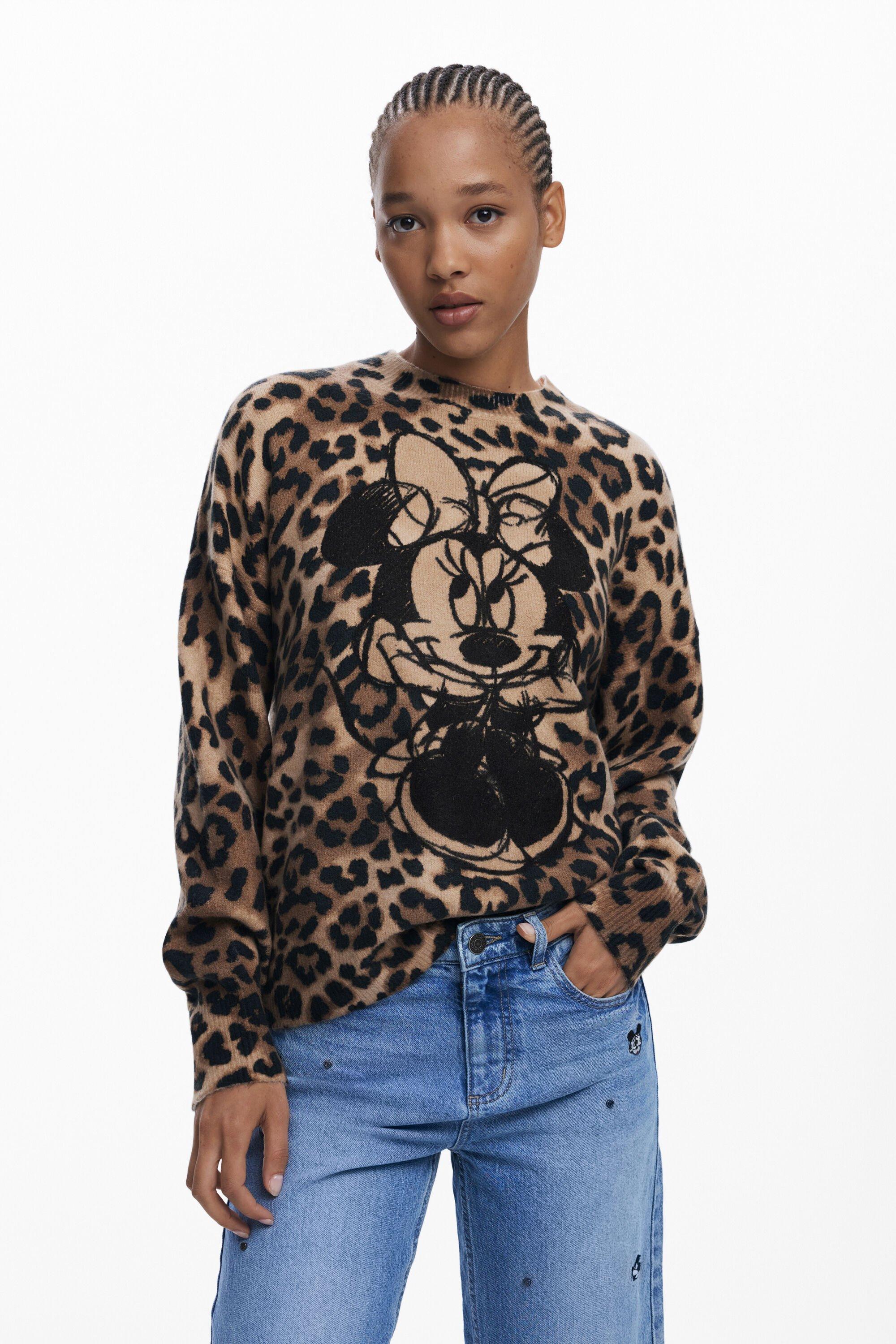 Minnie™ animal print sweater by DESIGUAL