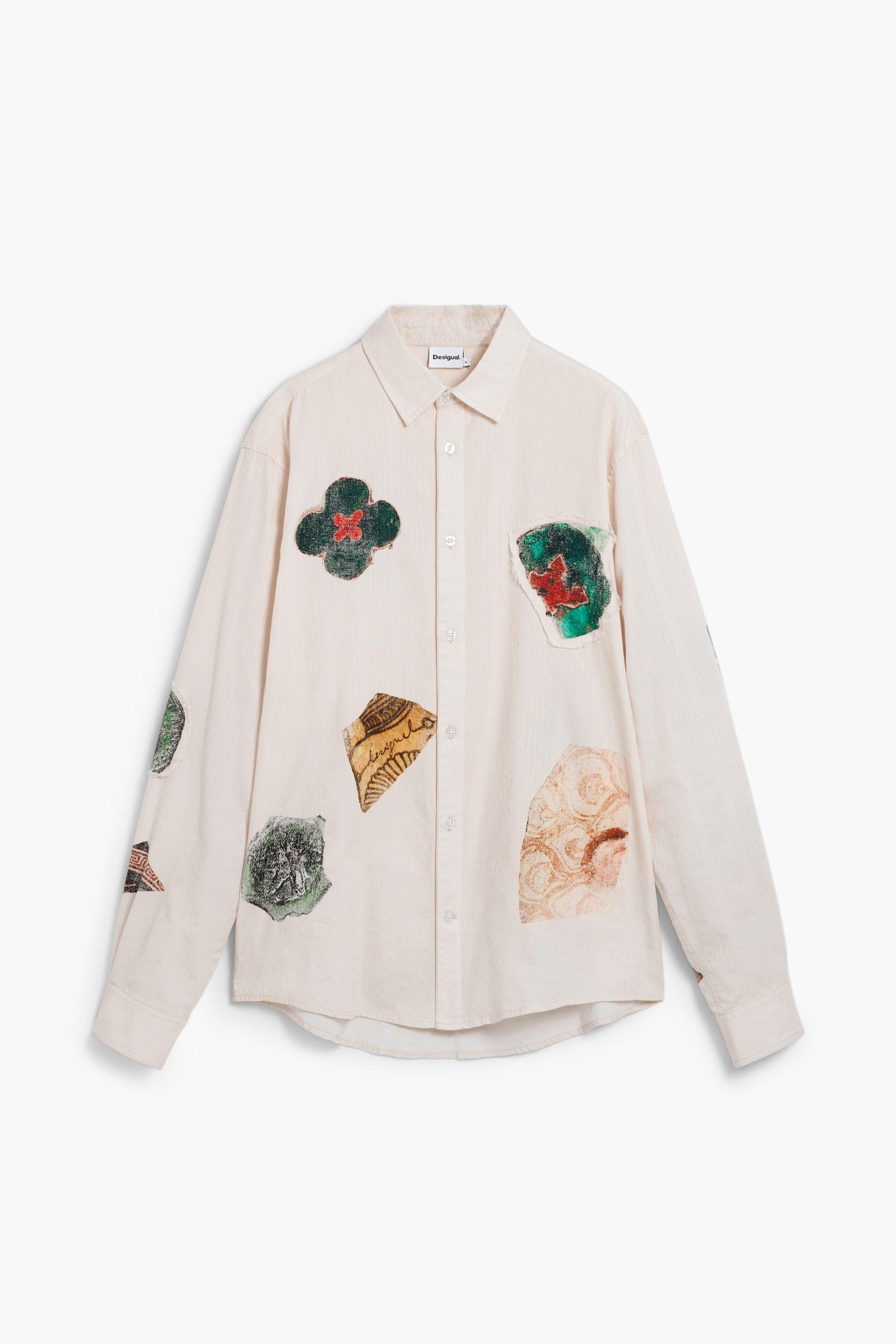 Mosaic Patch Shirt by DESIGUAL