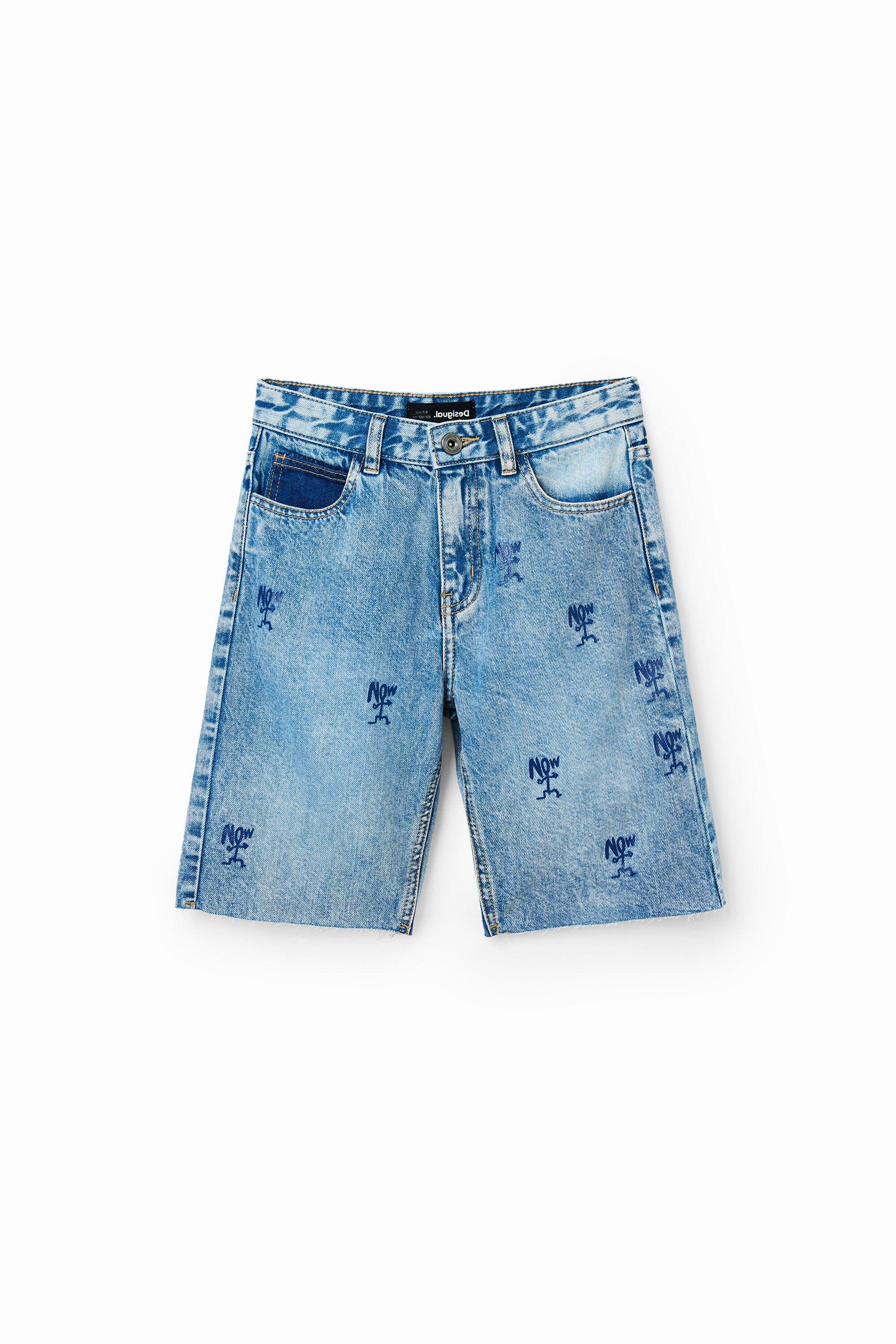 Now denim Bermuda shorts by DESIGUAL