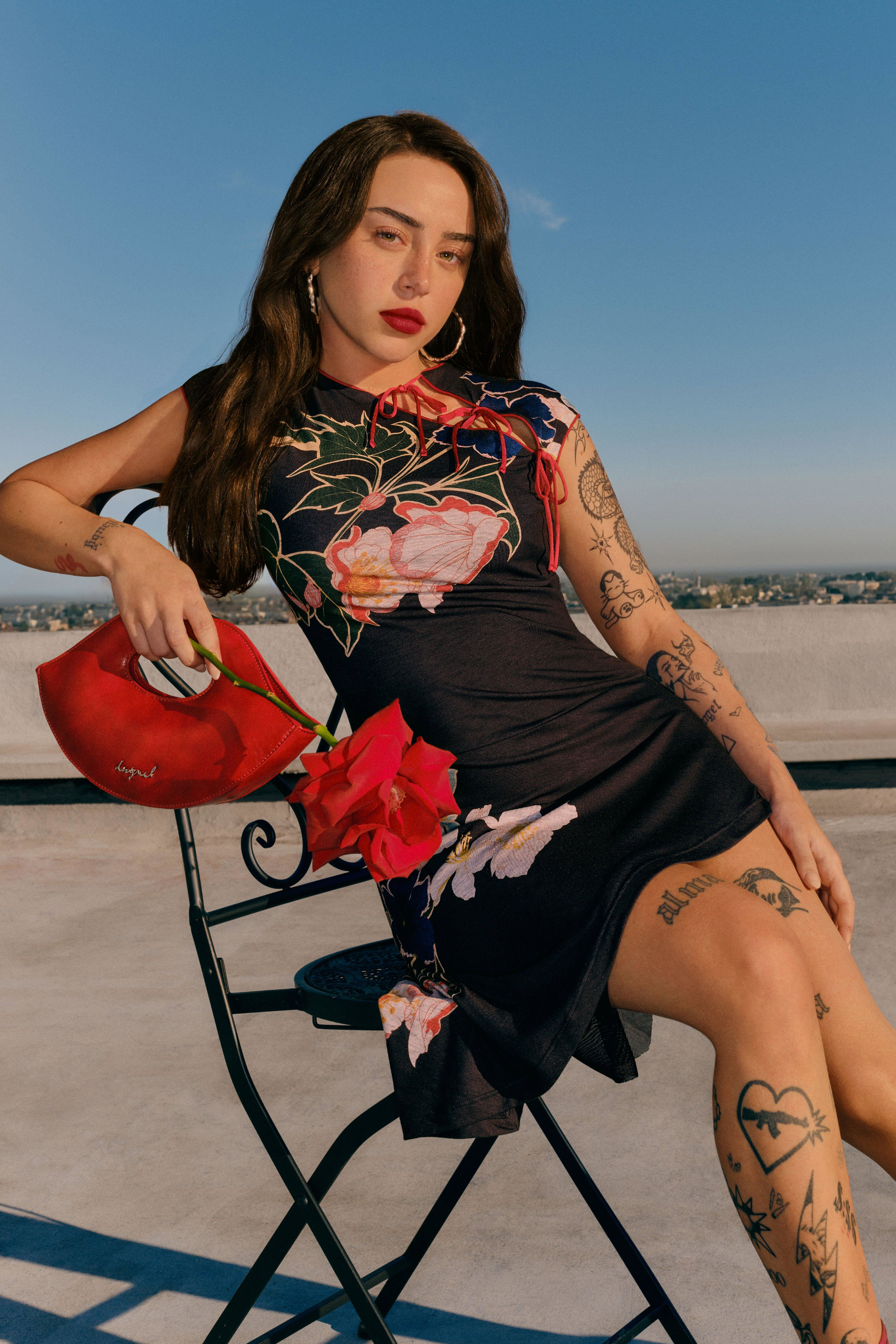 Oriental Asymmetrical Dress by DESIGUAL
