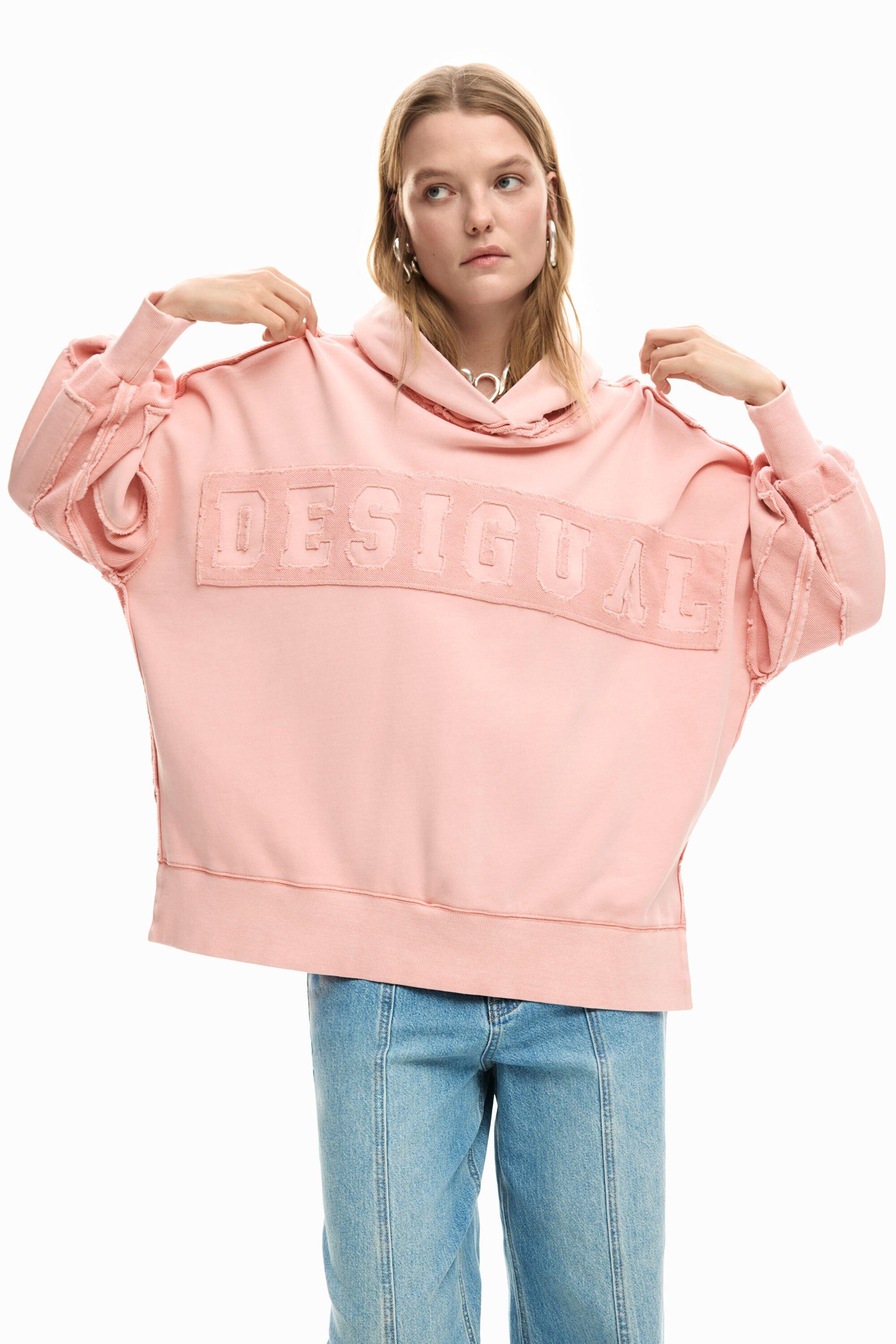 Oversize sweatshirt with hood by DESIGUAL