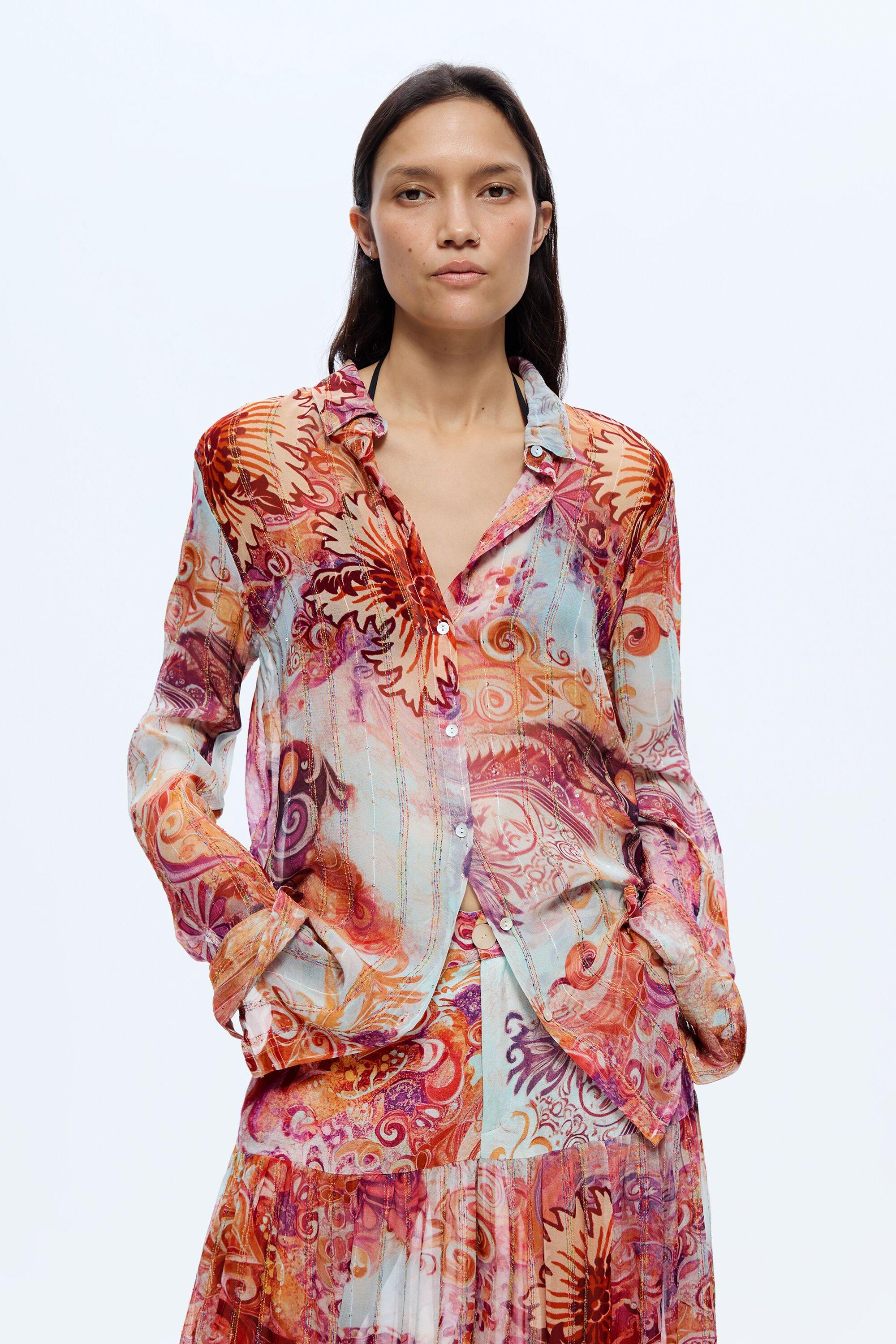 Paisley printed shirt by DESIGUAL