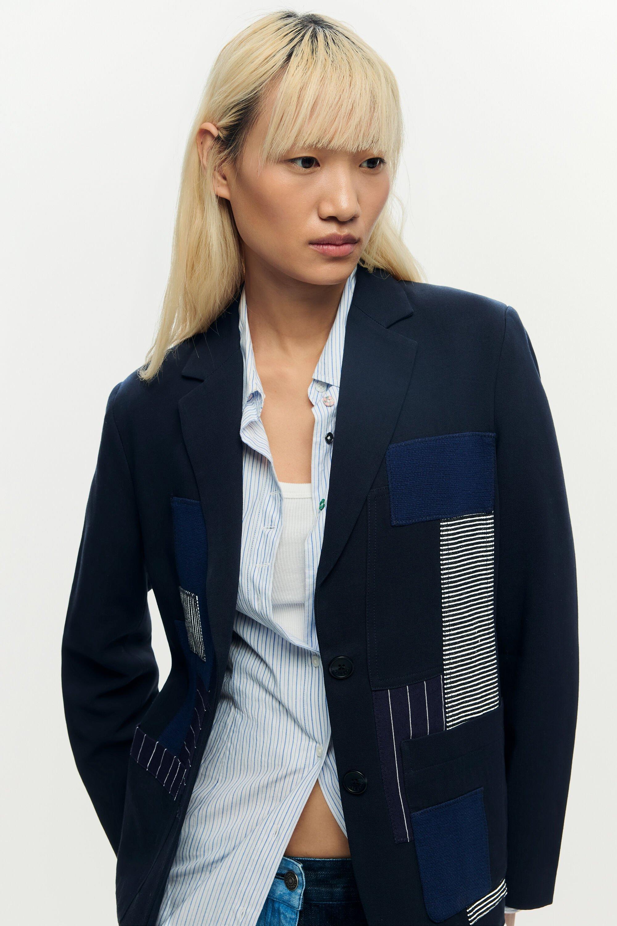 Patchwork blazer by DESIGUAL