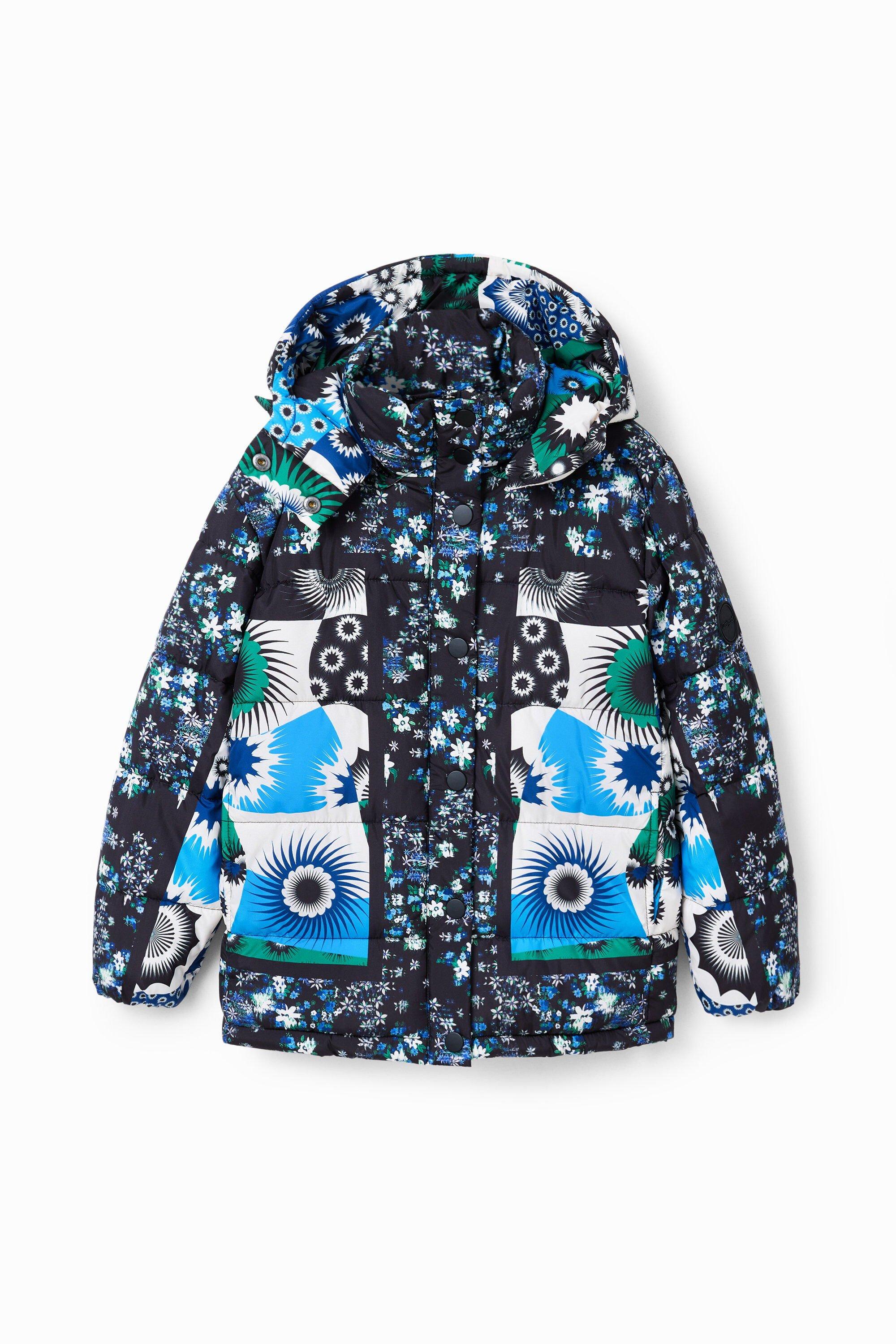 Patchwork padded jacket by DESIGUAL