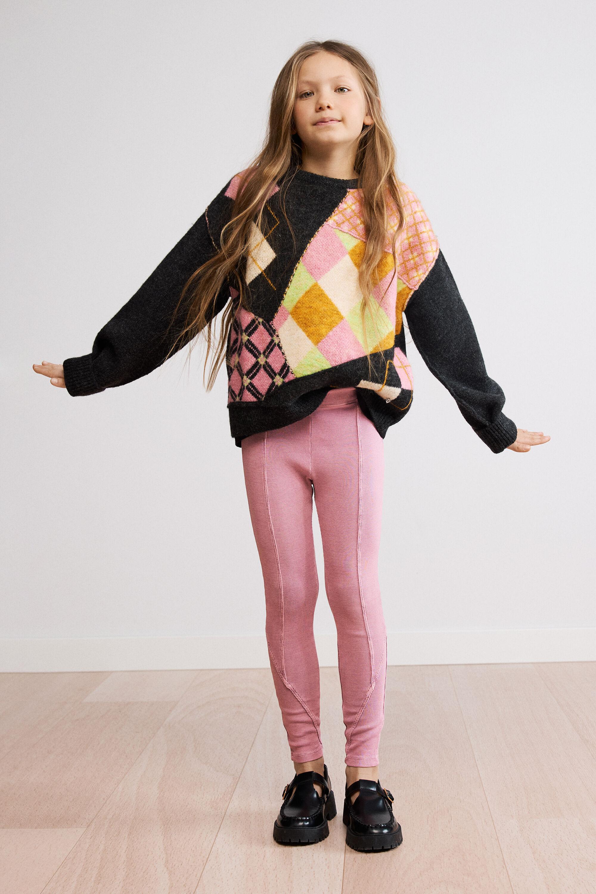 Plain knit leggings by DESIGUAL
