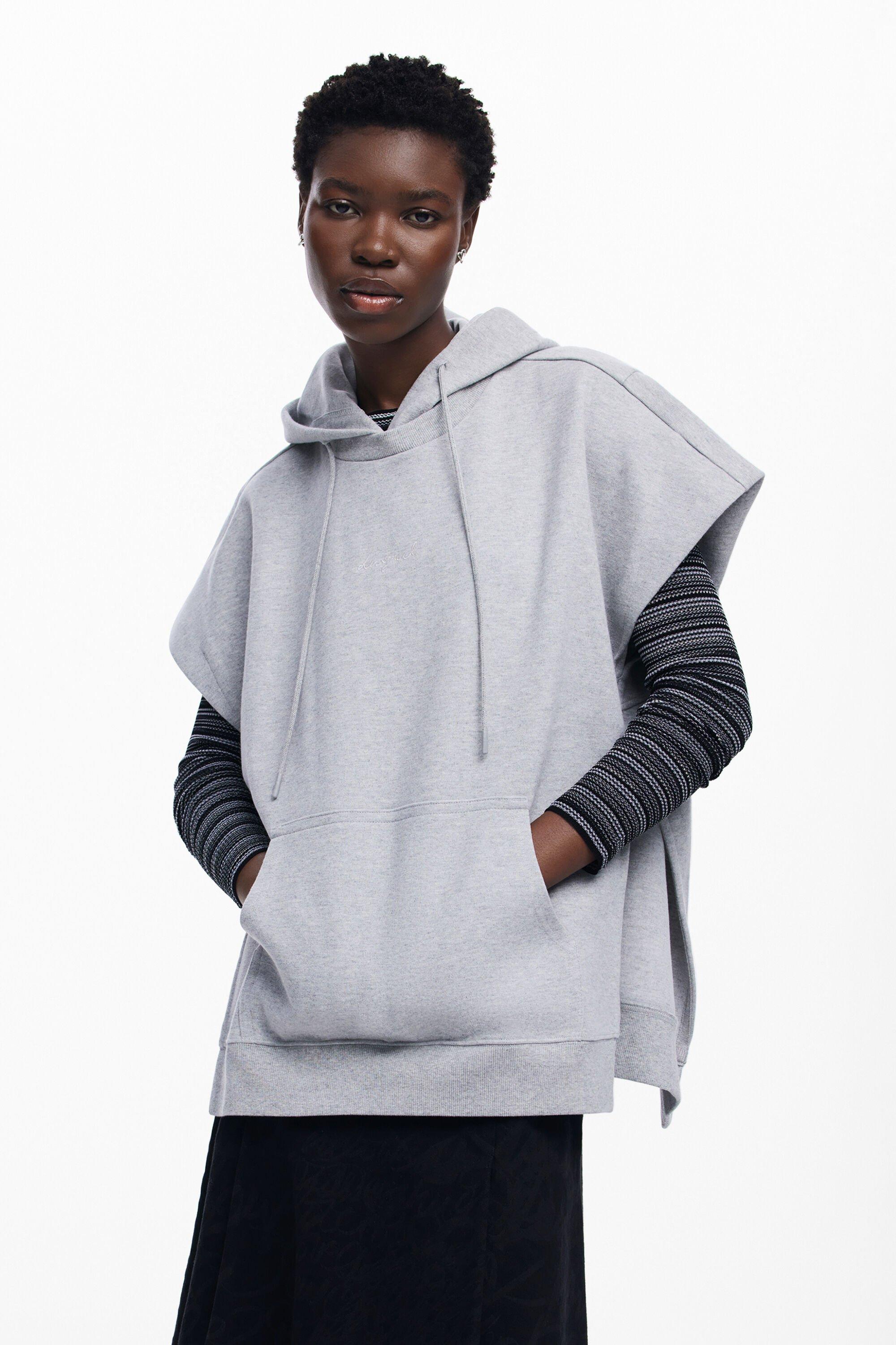 Plain poncho sweatshirt by DESIGUAL