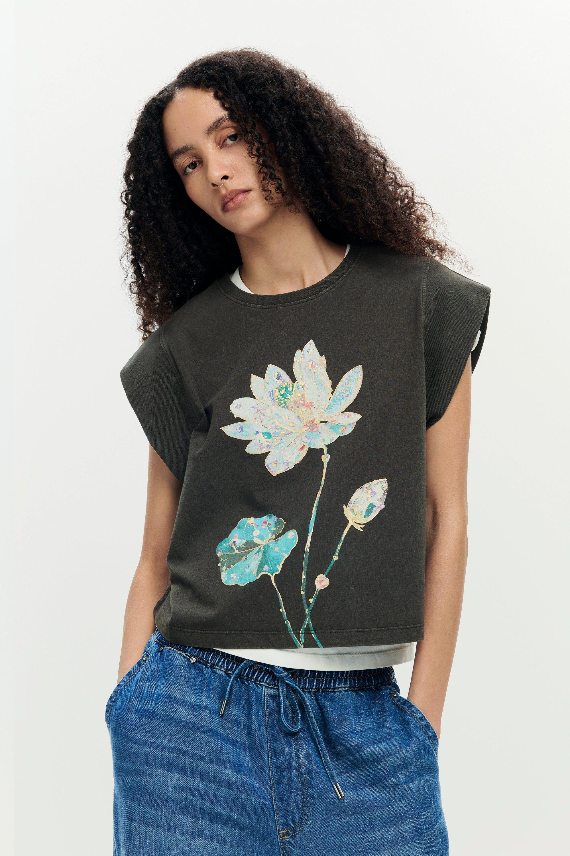 Printed T-shirt 100% cotton by DESIGUAL