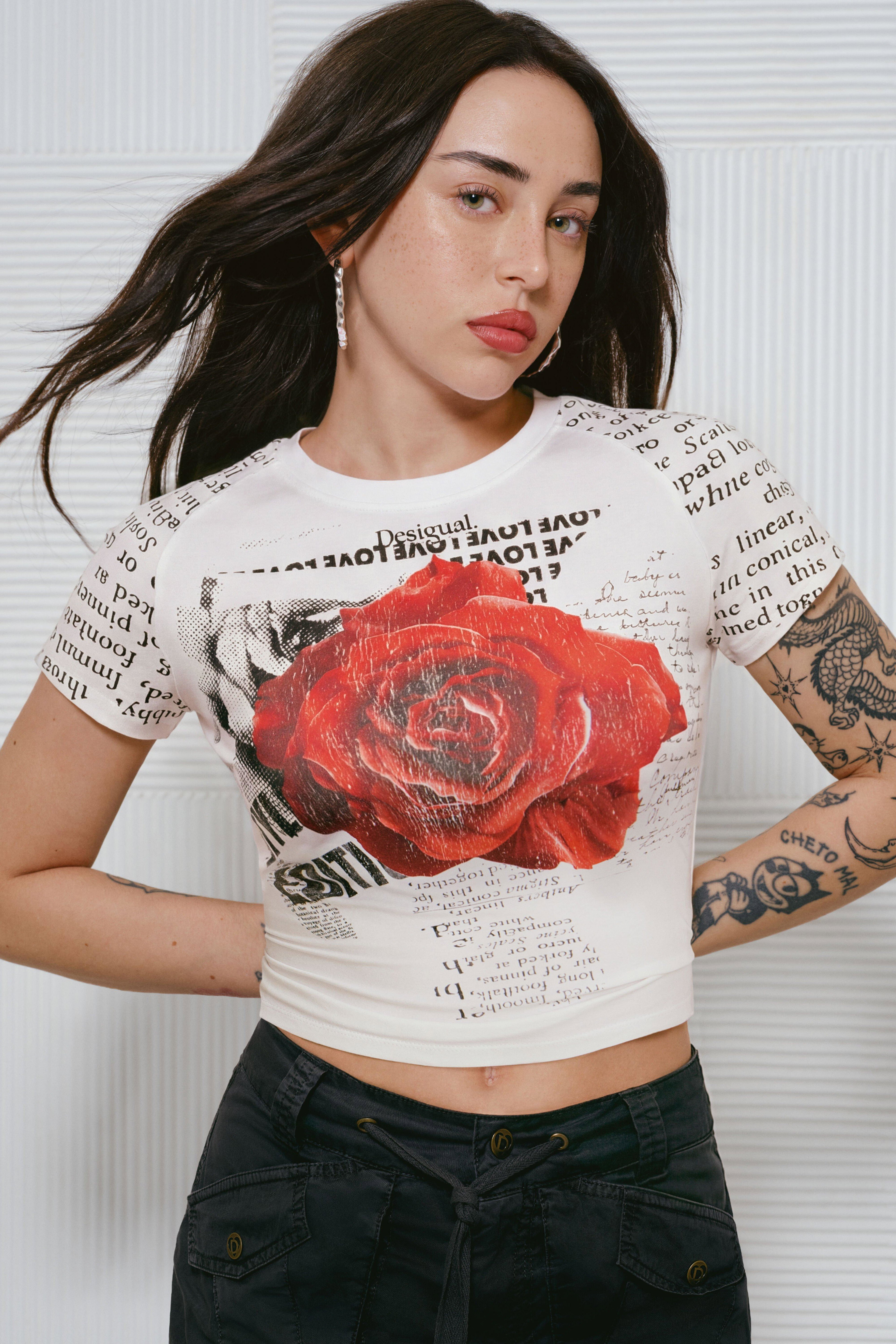 Printed T-shirt 100% cotton by DESIGUAL