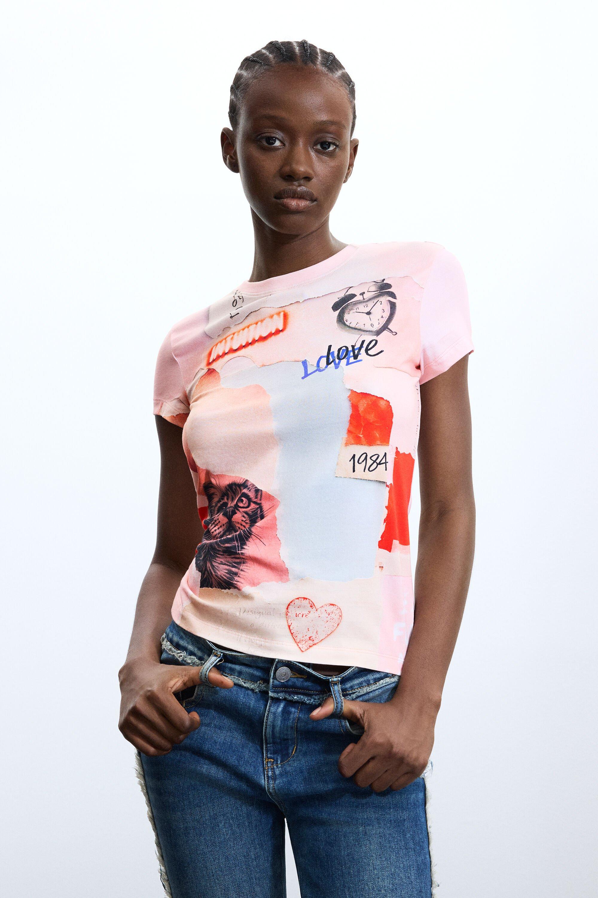 Printed T-shirt 100% cotton by DESIGUAL