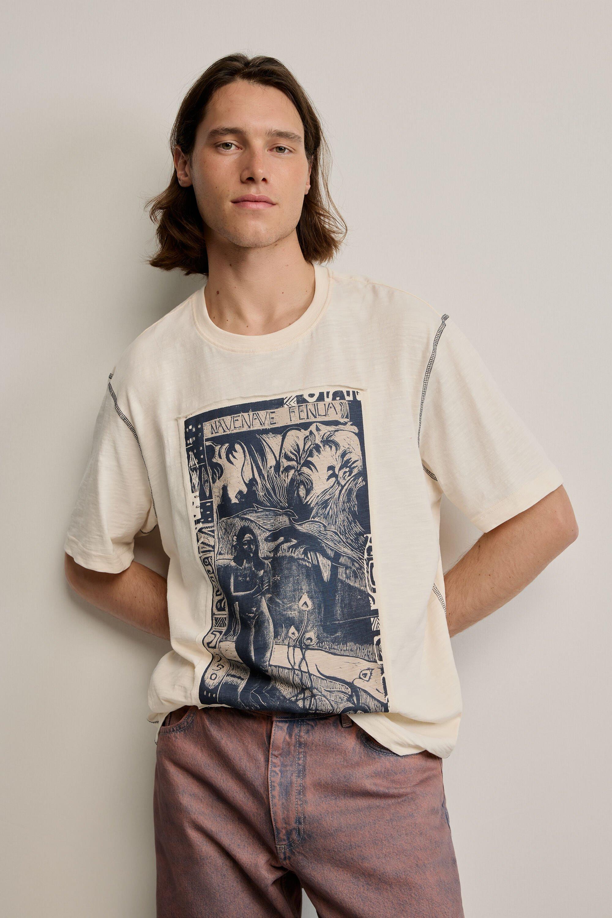 Printed gaugin t-shirt by DESIGUAL