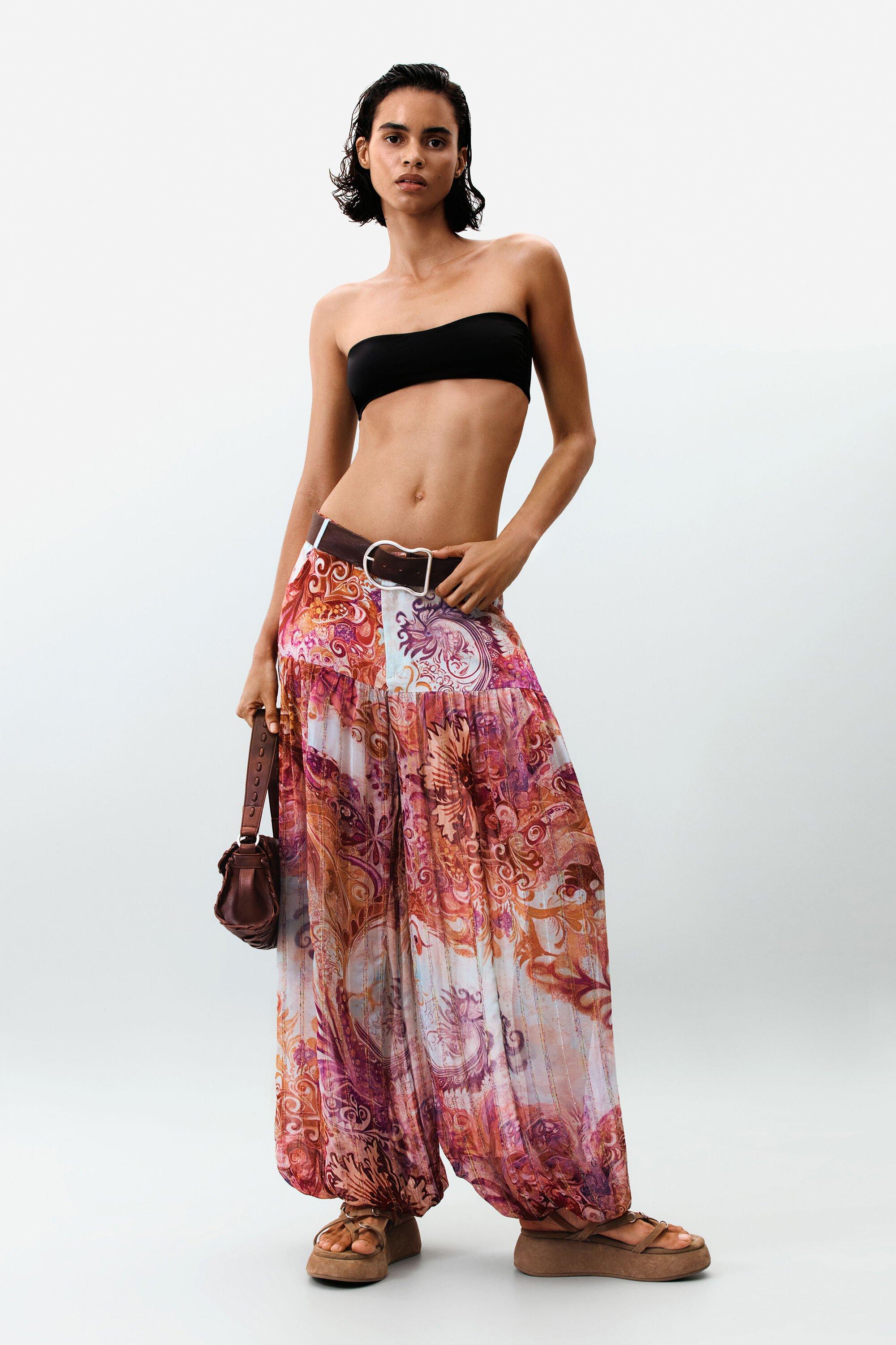 Printed harem pants by DESIGUAL
