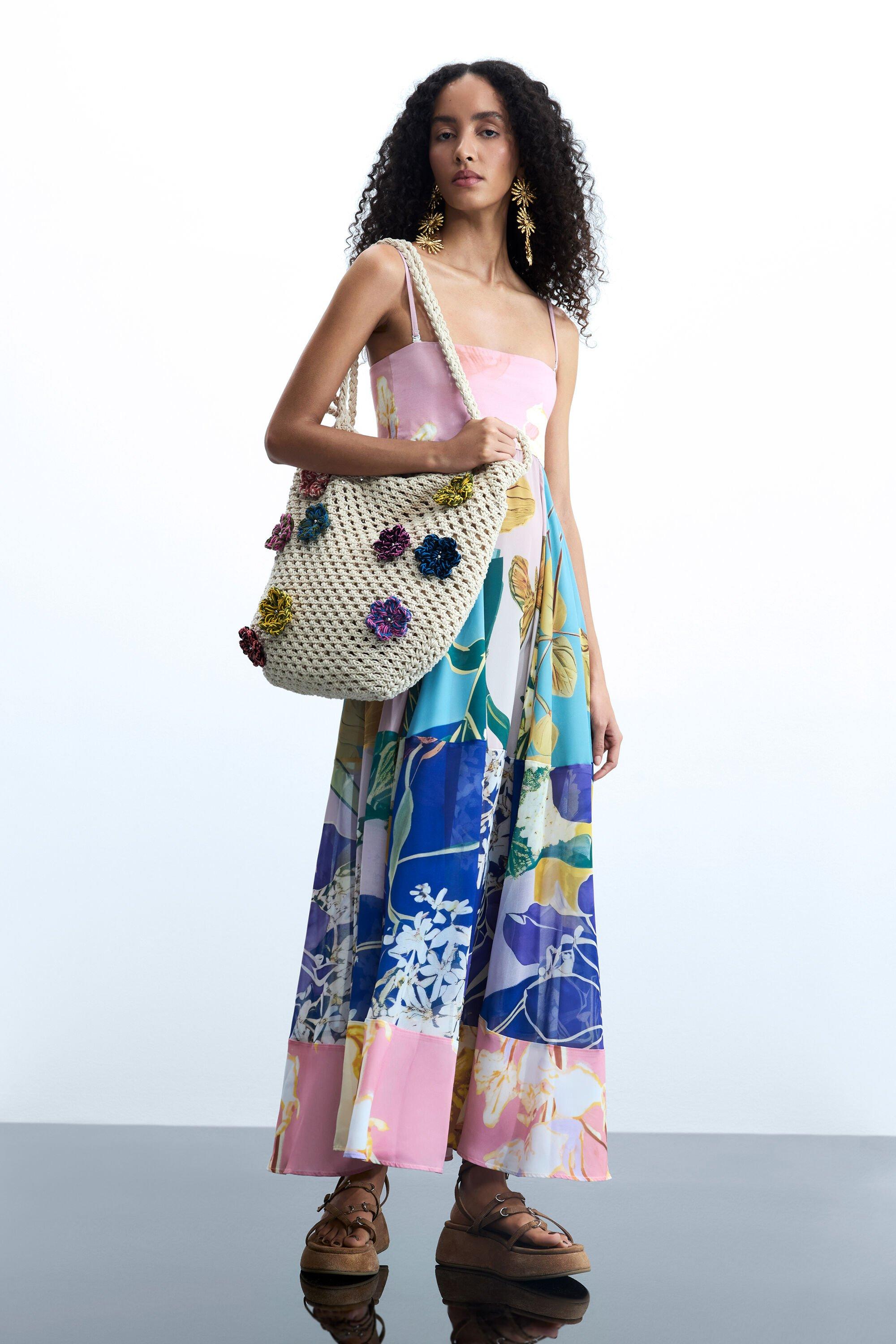 Printed long dress by DESIGUAL