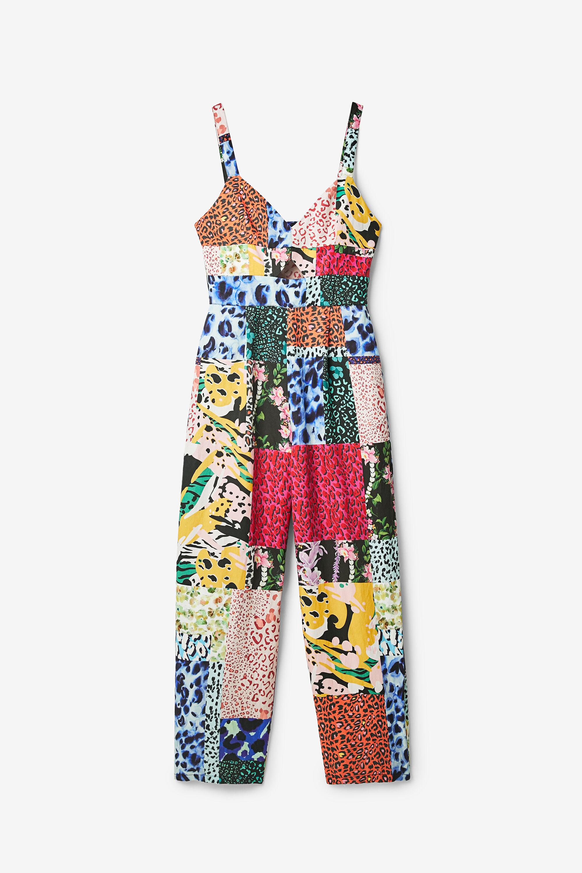 Printed patchwork jumpsuit by DESIGUAL