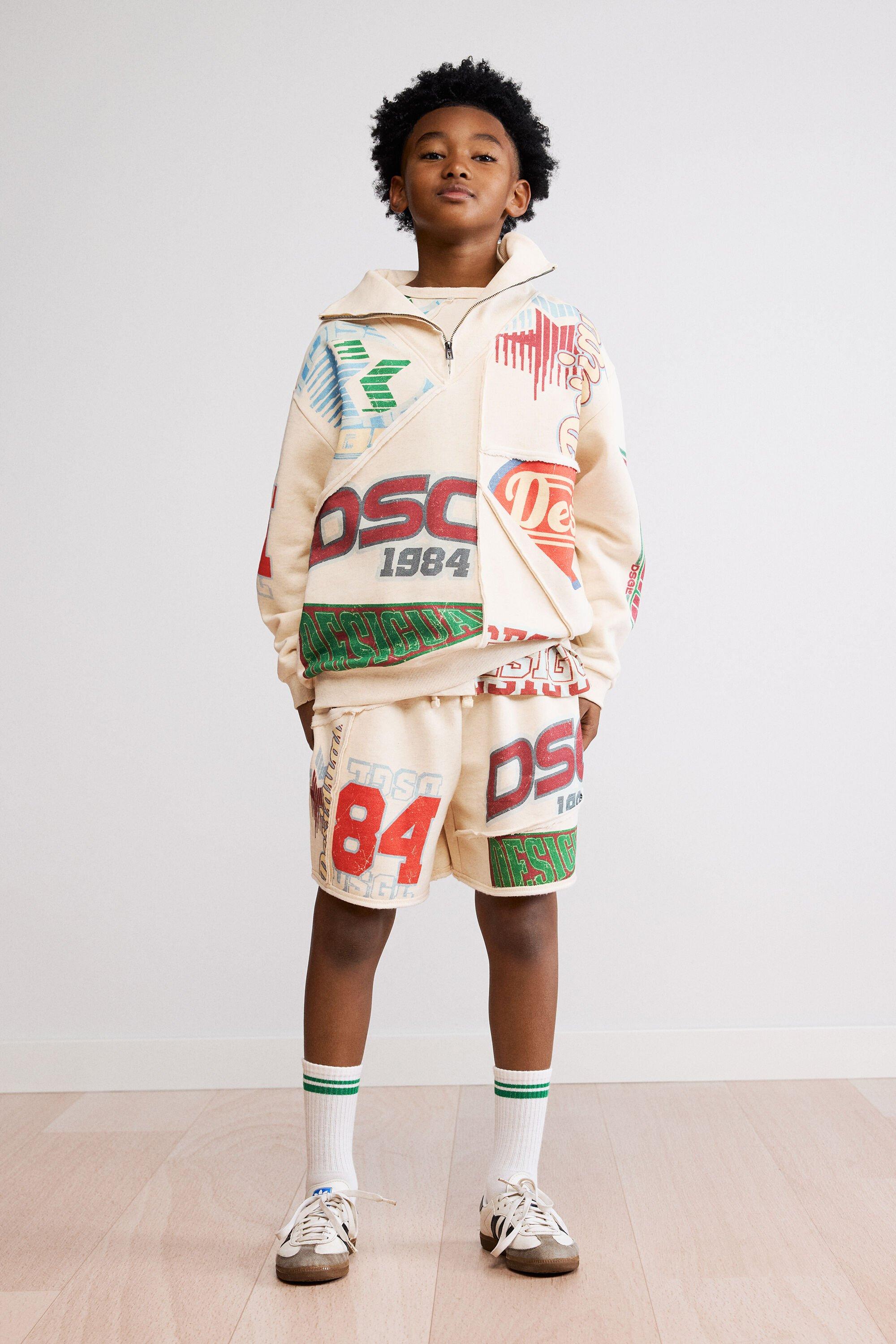 Printed sweatshirt with zipper by DESIGUAL