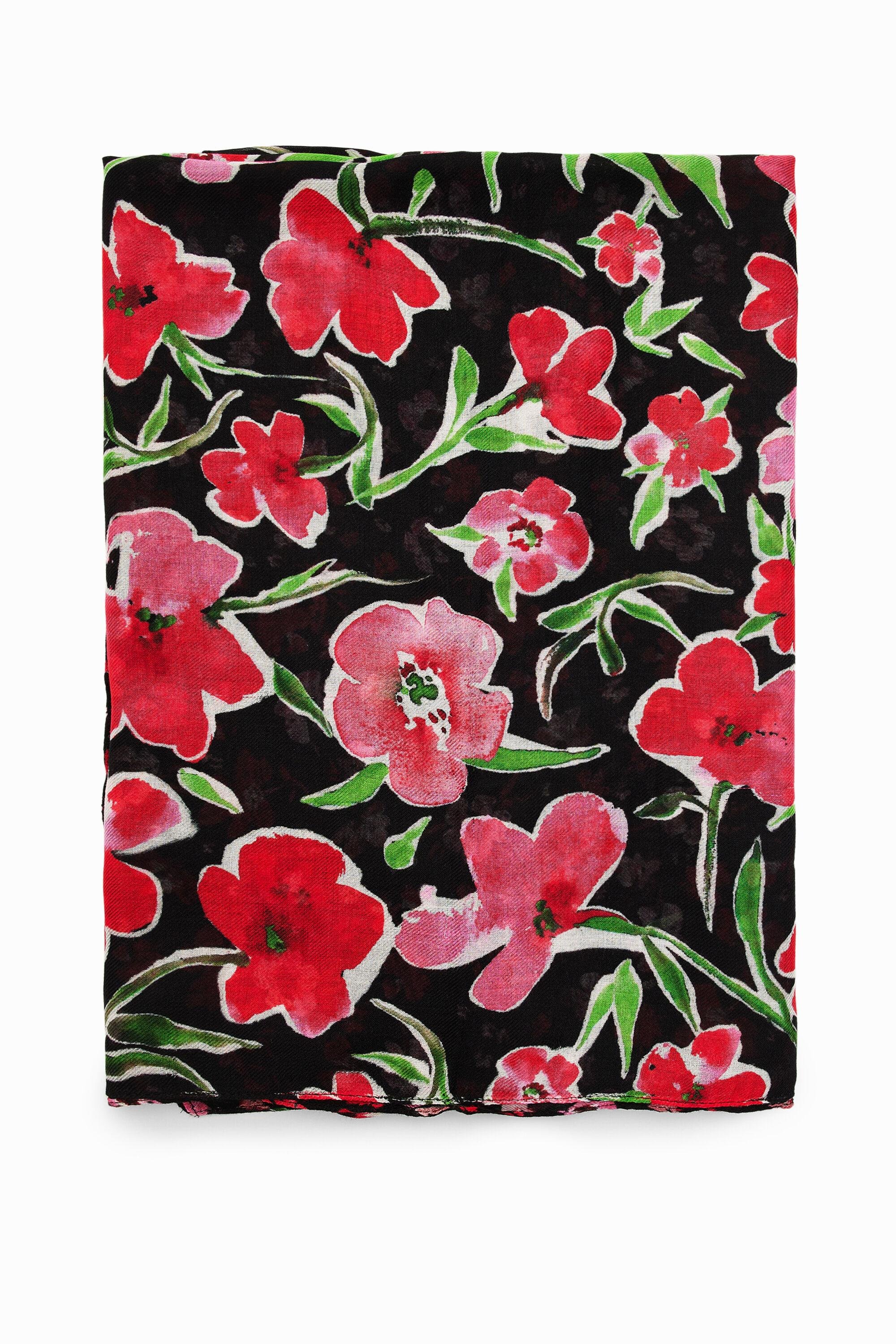 Rectangular floral foulard by DESIGUAL