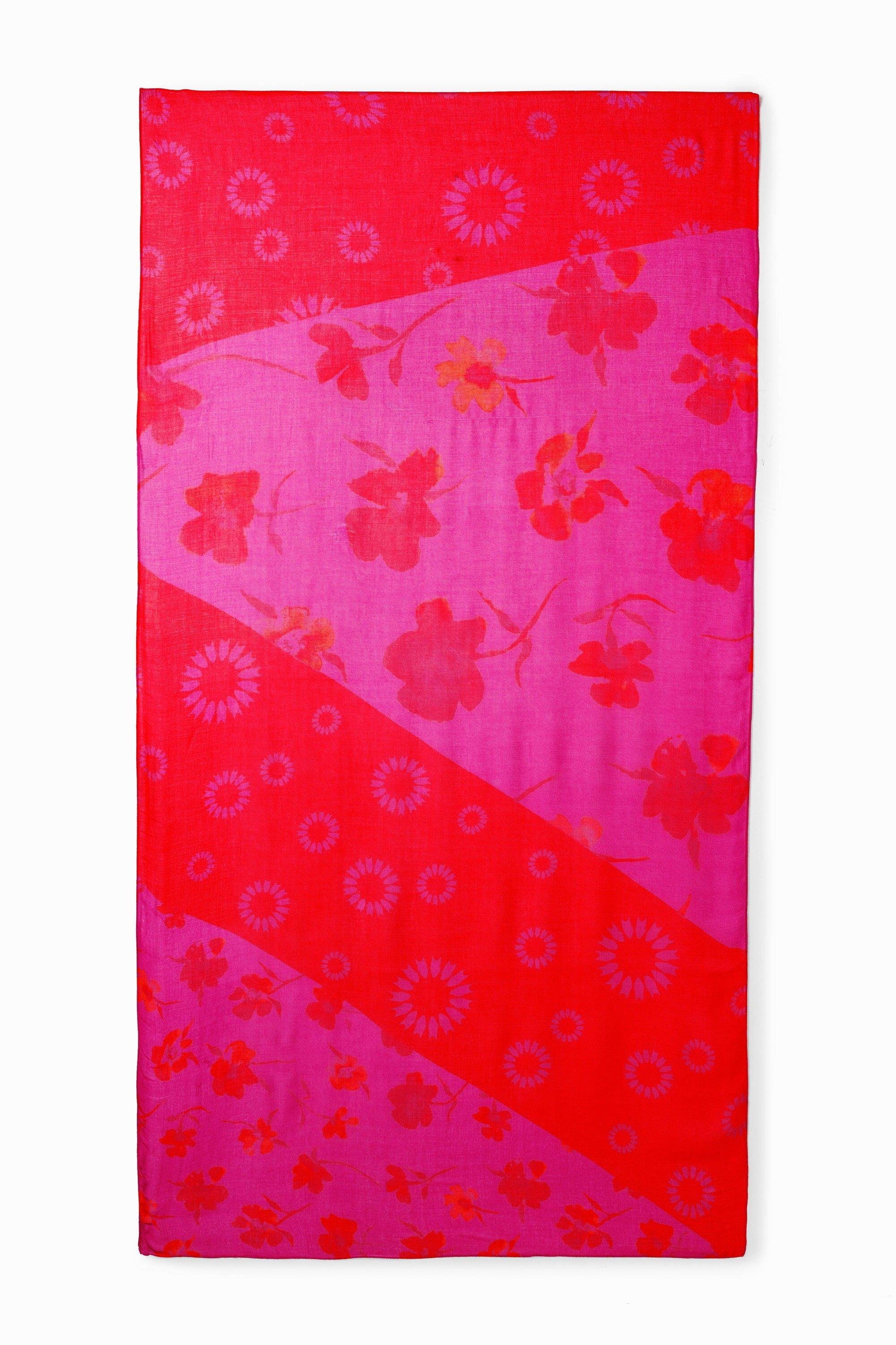 Rectangular floral foulard by DESIGUAL