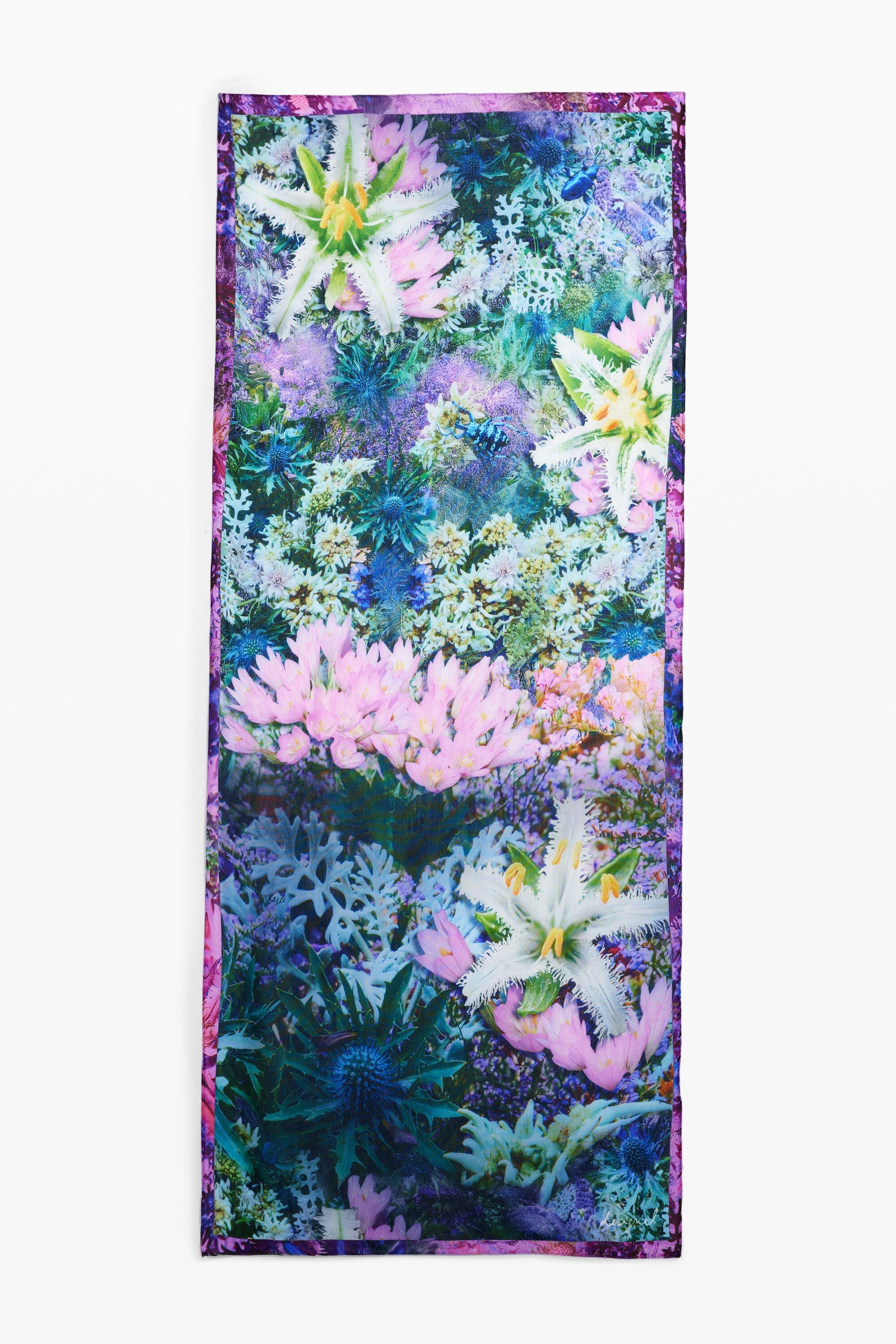 Rectangular garden foulard by DESIGUAL