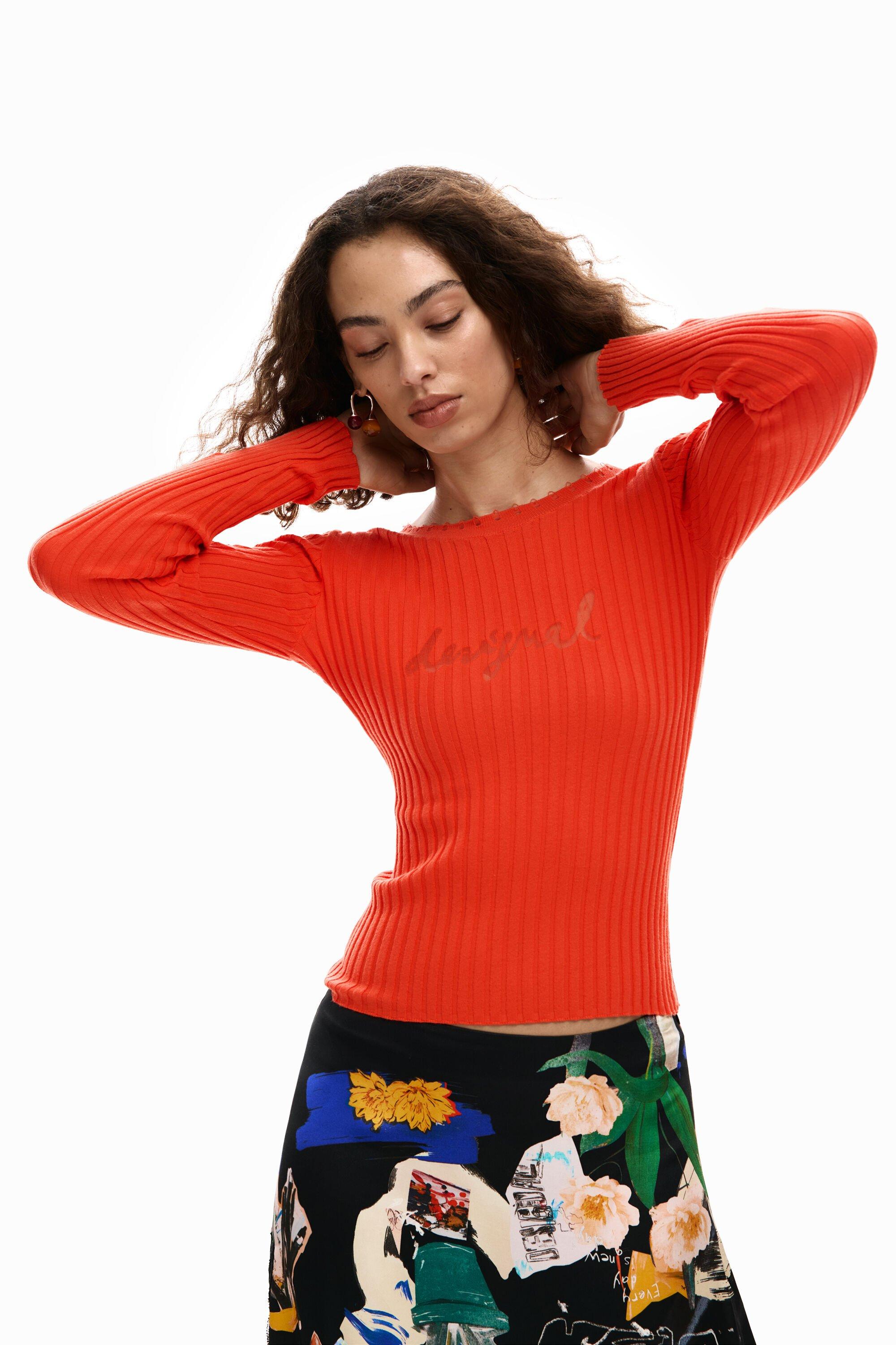 Ribbed T-shirt logo by DESIGUAL