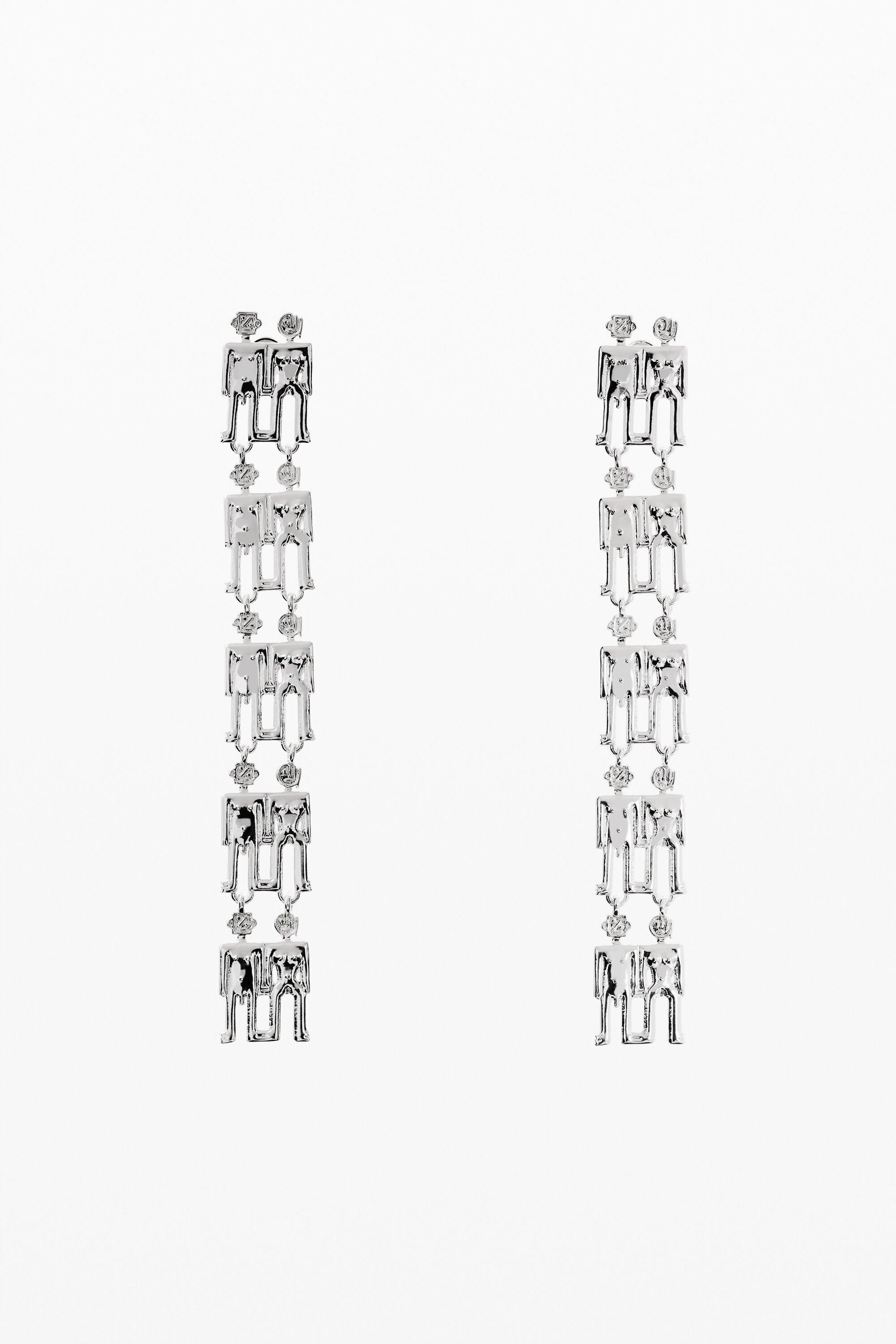 Robots Zailo Chain Earrings by DESIGUAL