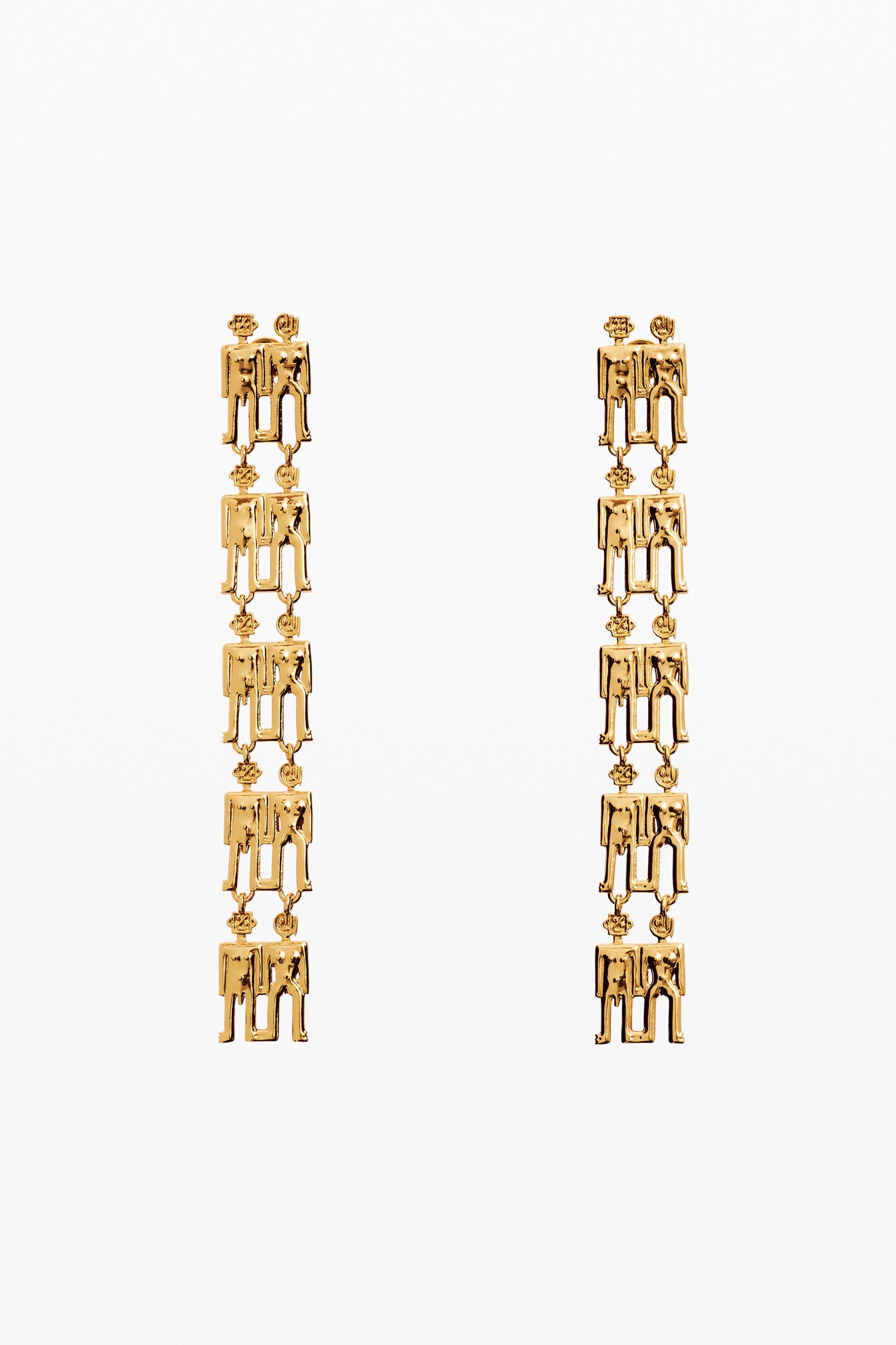 Robots Zailo Chain Earrings by DESIGUAL