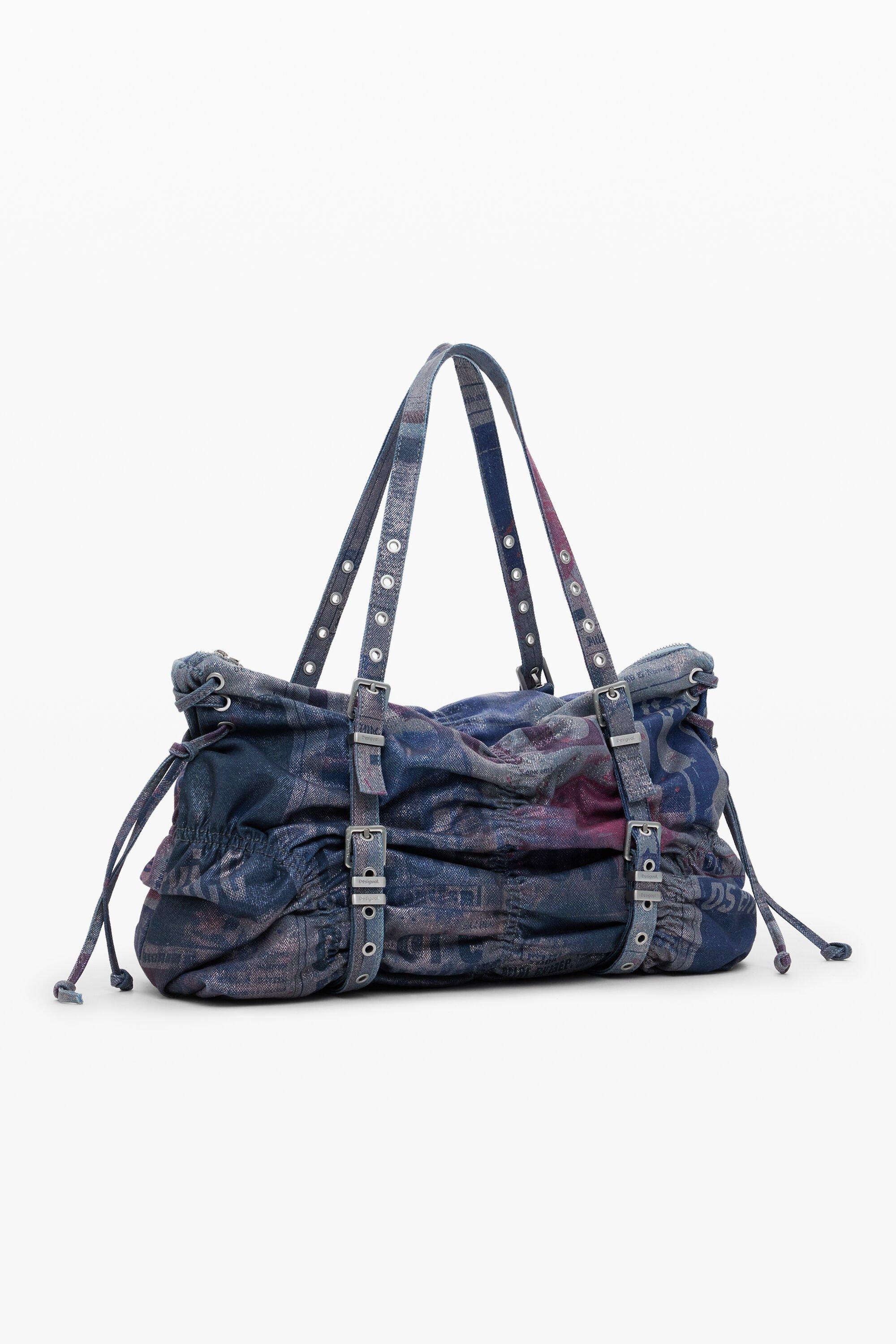 Ruched Newspaper Bag by DESIGUAL