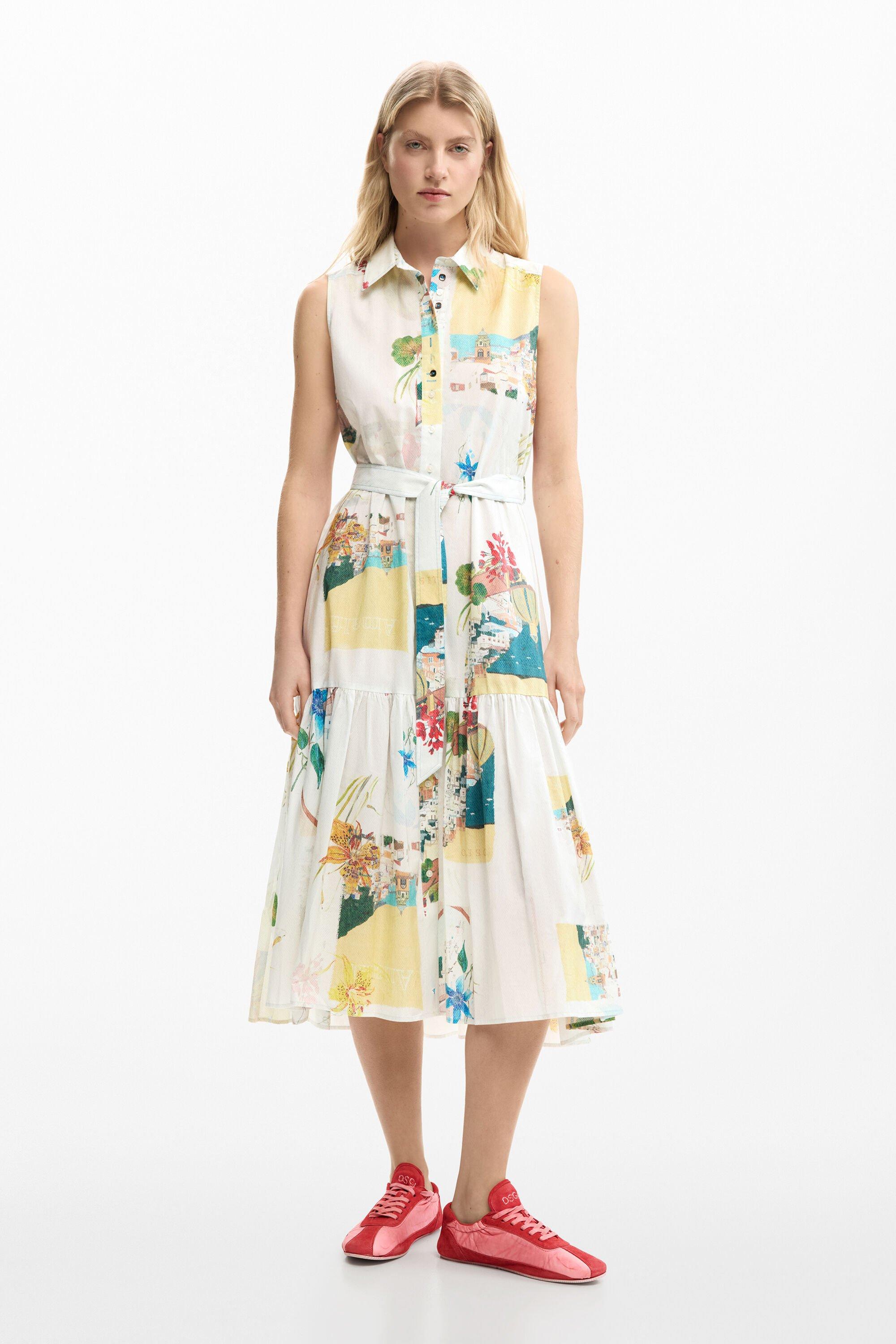 Shirt dress postcards by DESIGUAL
