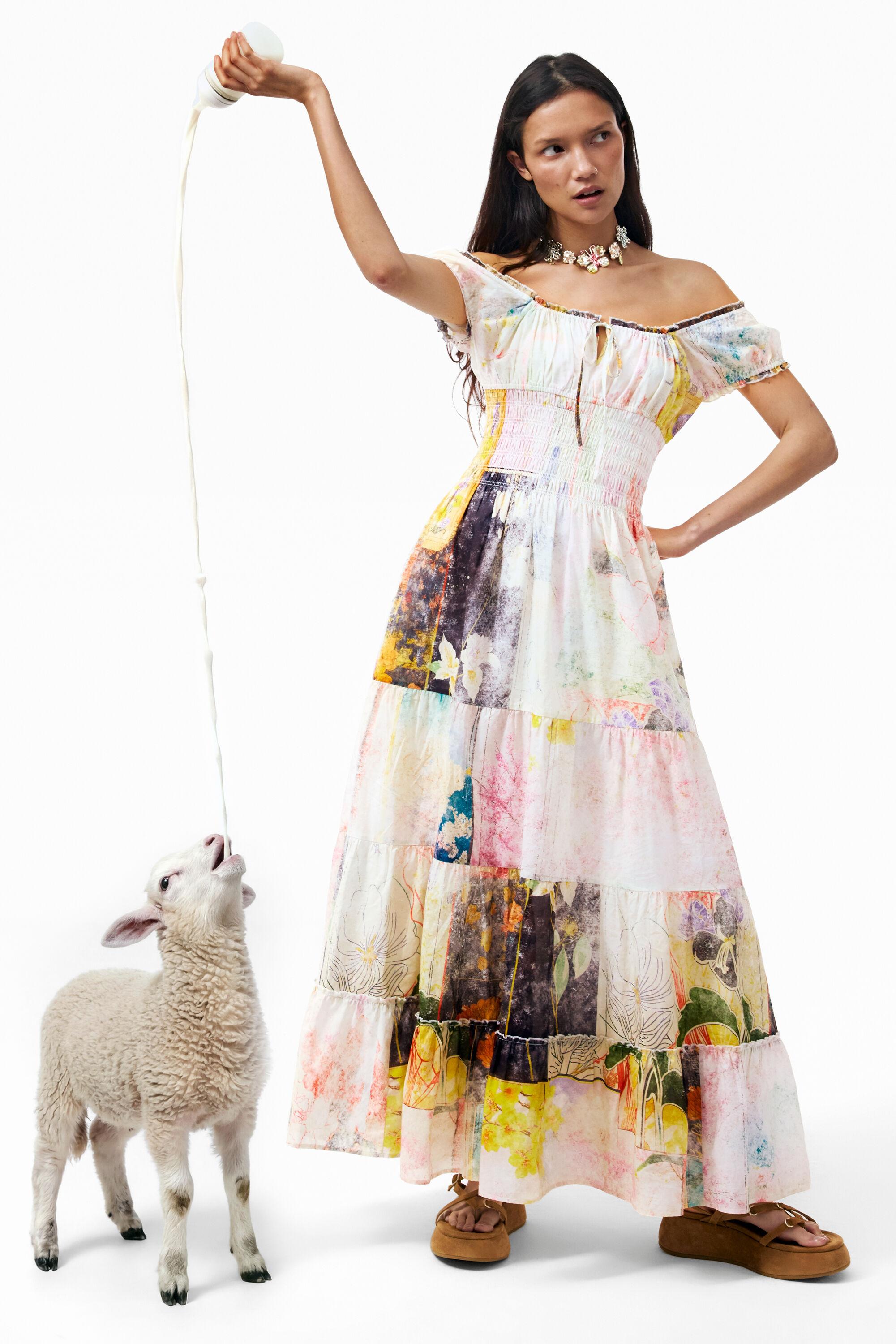 Short Sleeve Dress 100% Cotton by DESIGUAL