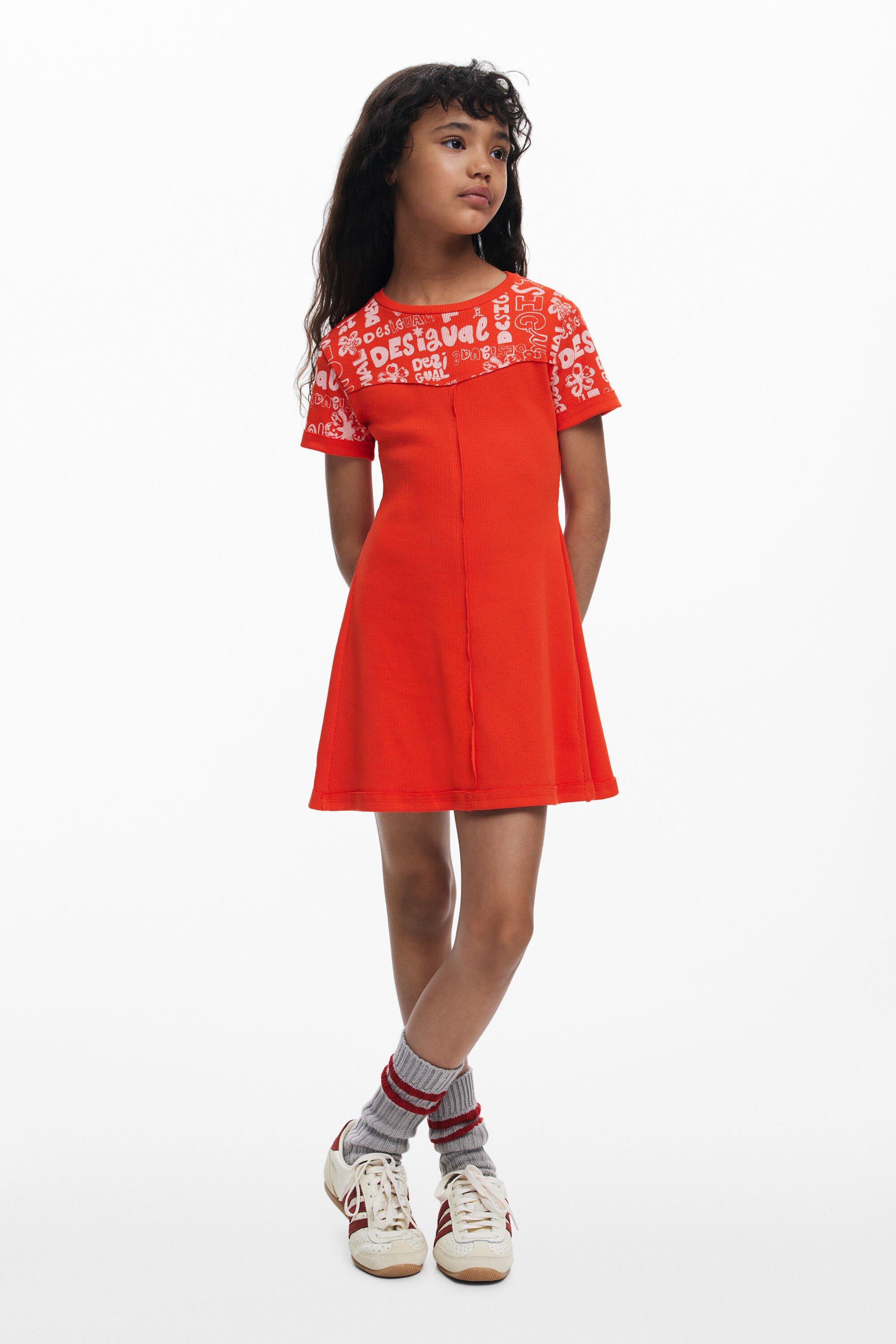 Short dress lettering by DESIGUAL