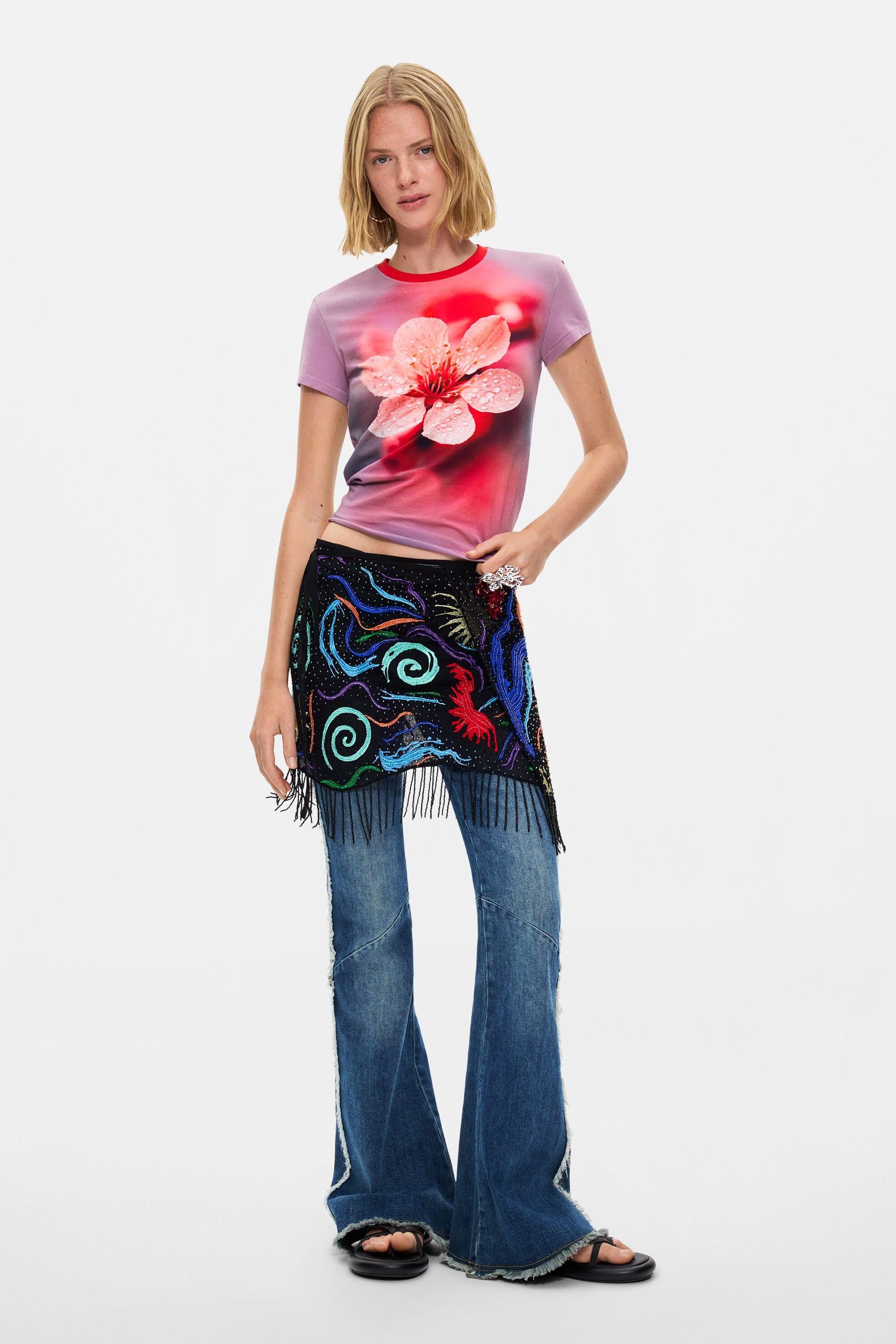 Short printed pareo by DESIGUAL