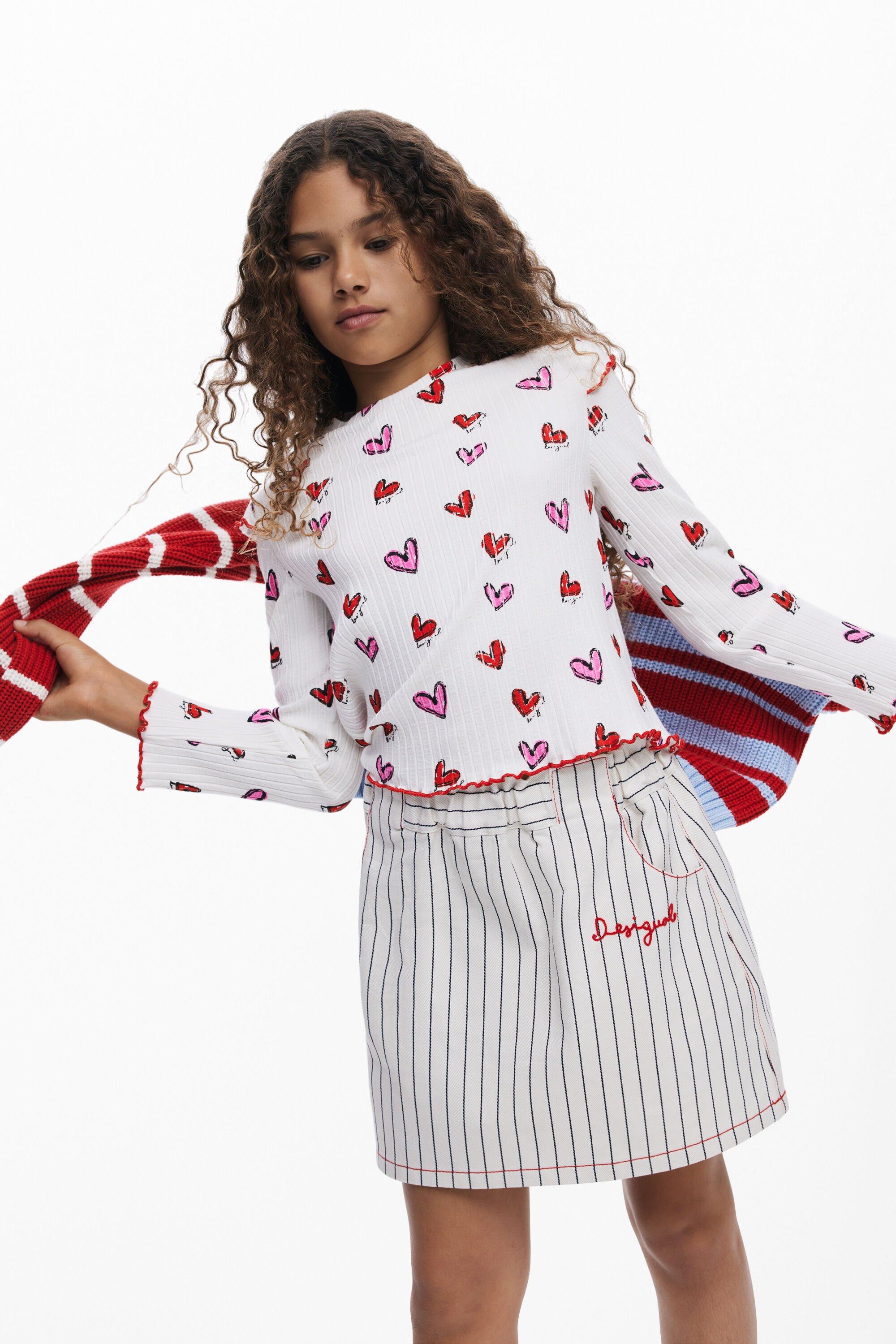 Short skirt stripes by DESIGUAL