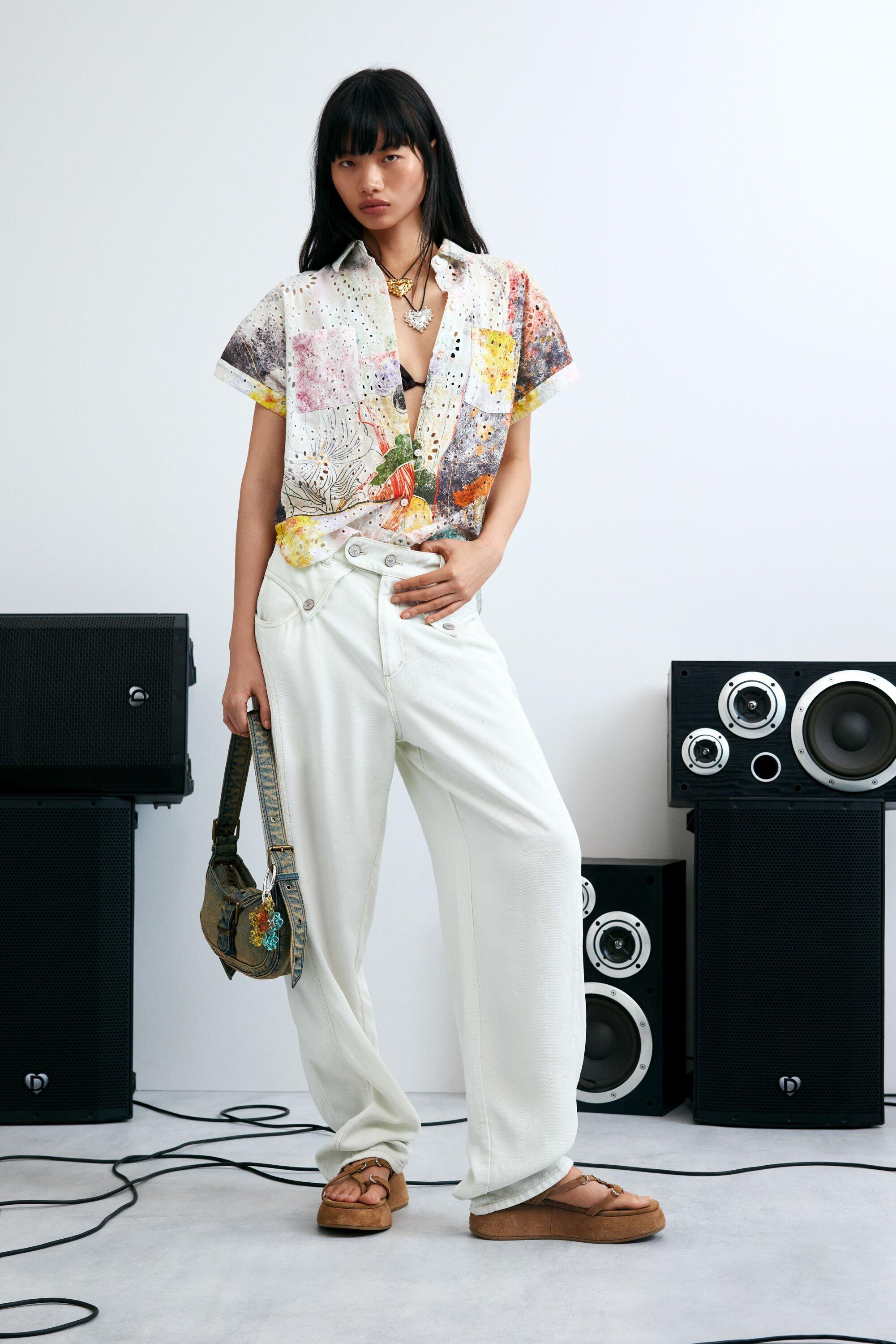 Short-sleeve cotton shirt by DESIGUAL