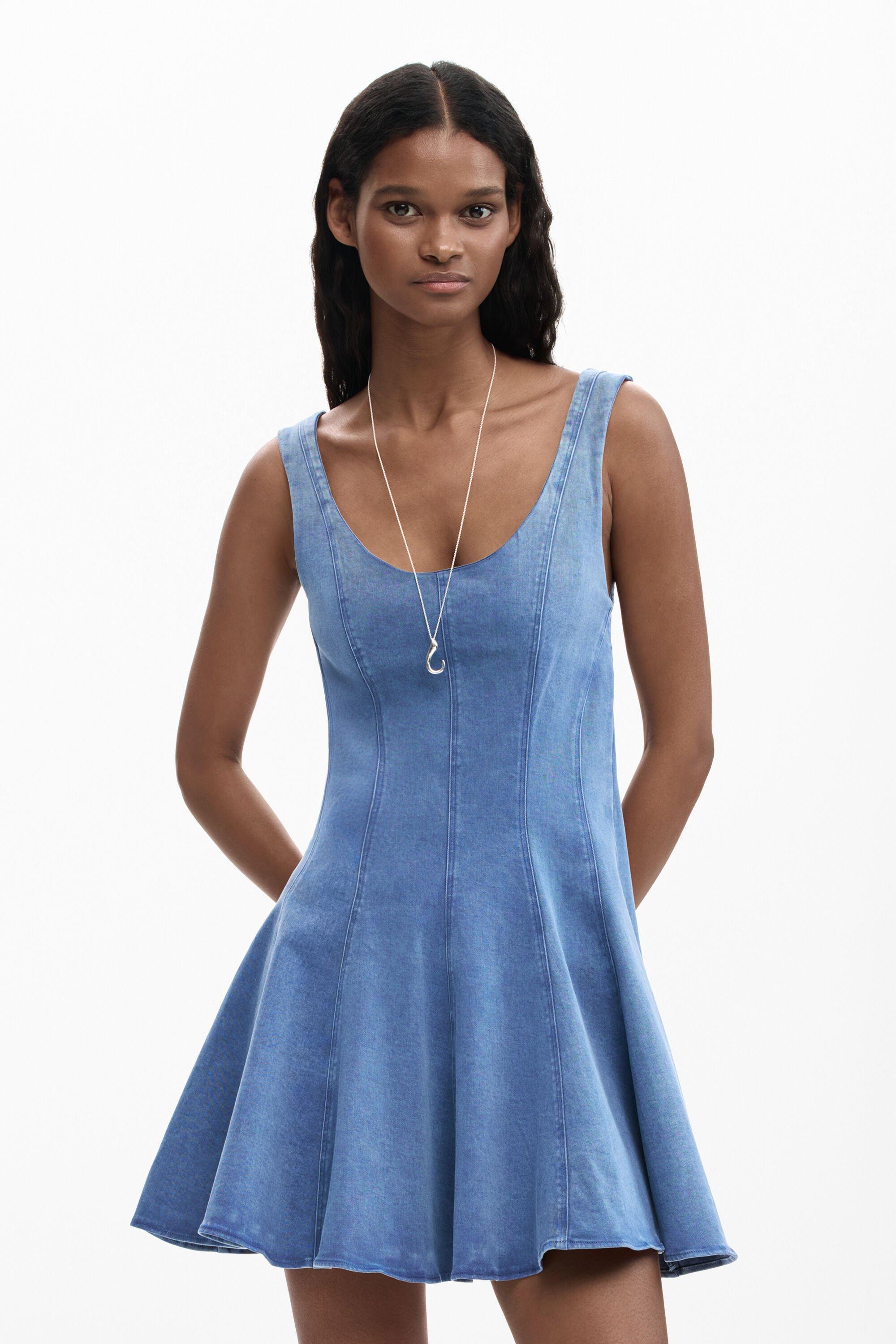 Skater dress denim effect by DESIGUAL