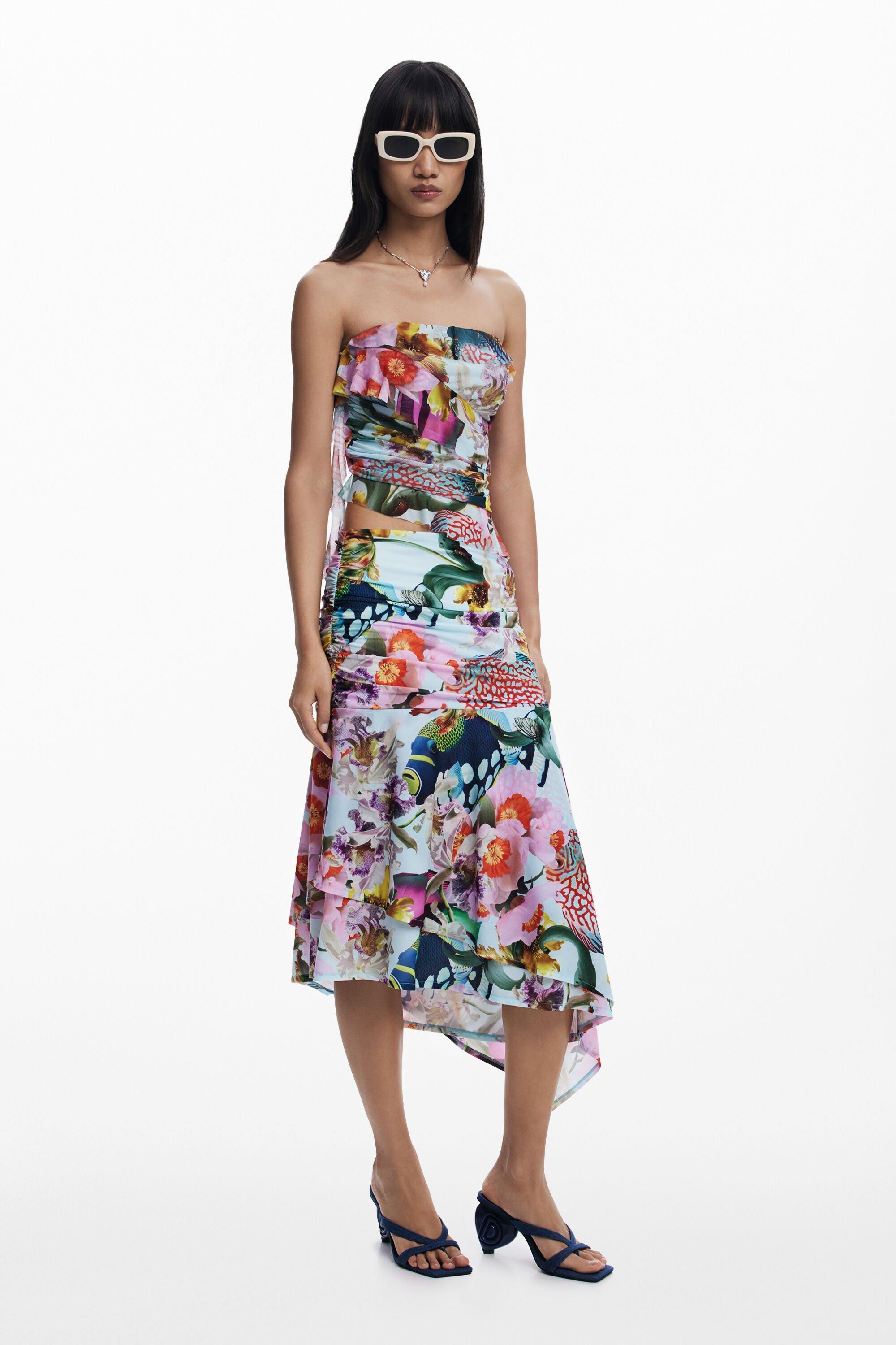 Skirt designed byr. Christian Lacroix by DESIGUAL