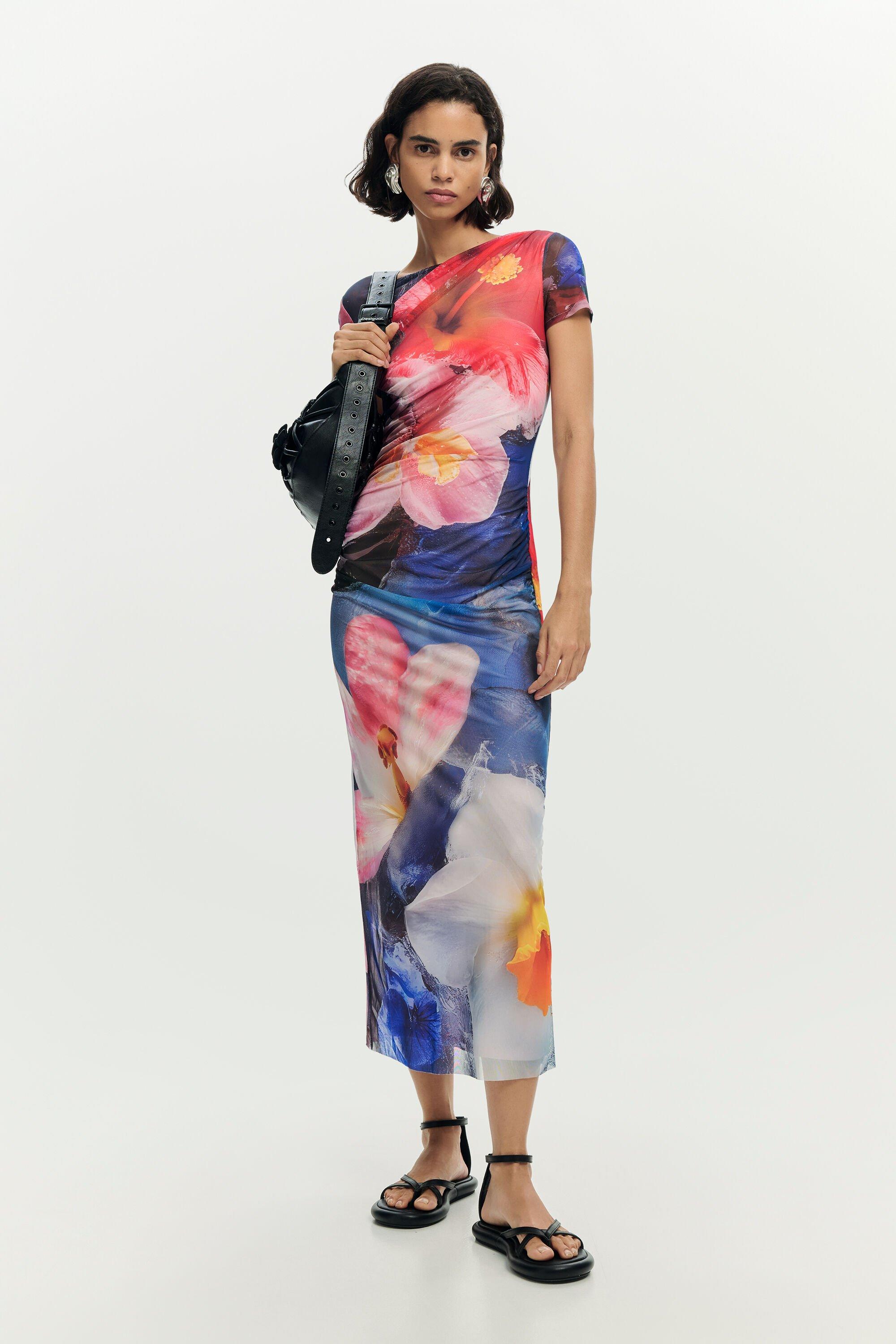 Sleeveless printed dress by DESIGUAL