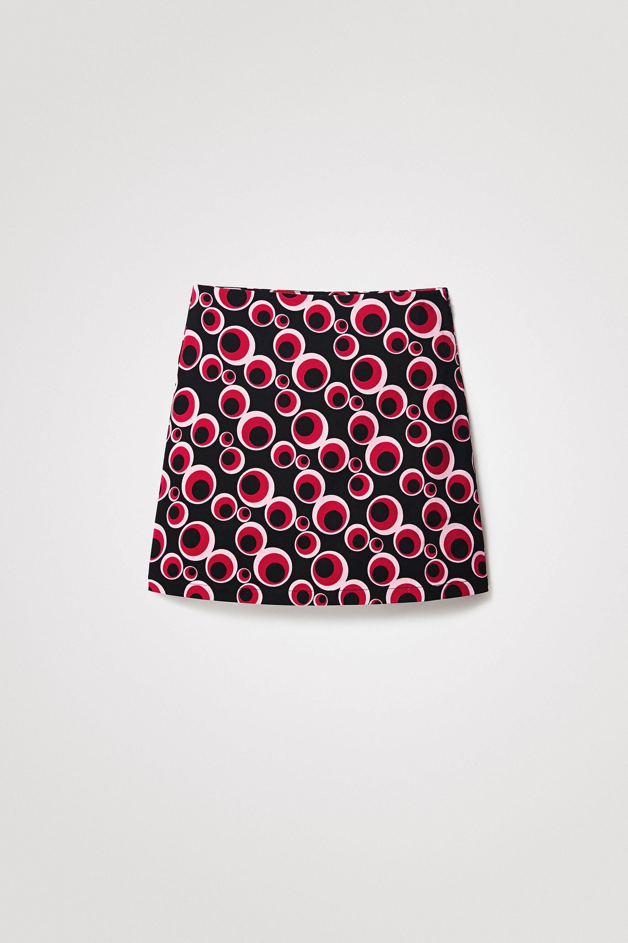 Slim circle miniskirt by DESIGUAL