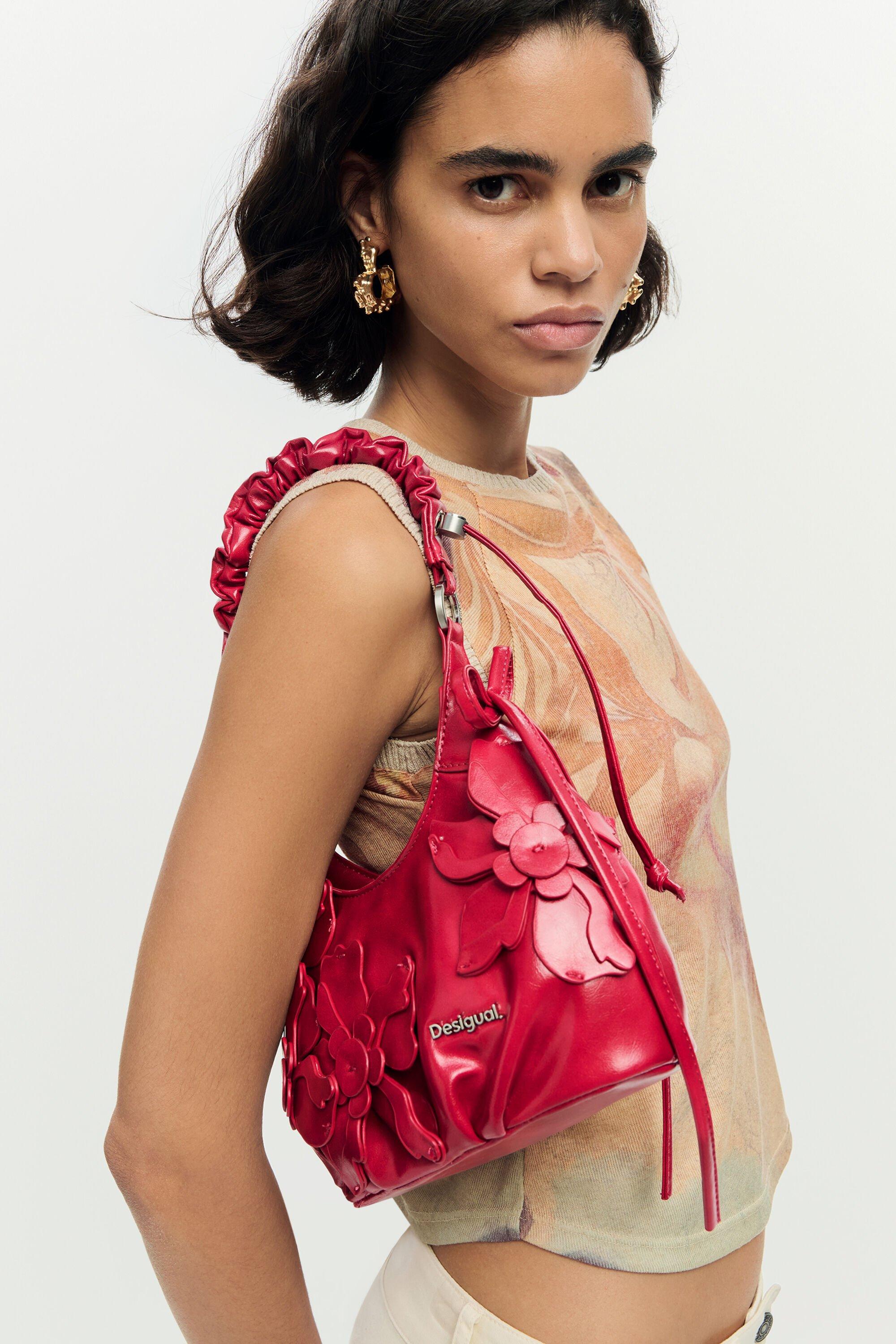 Small bag flower appliqués by DESIGUAL