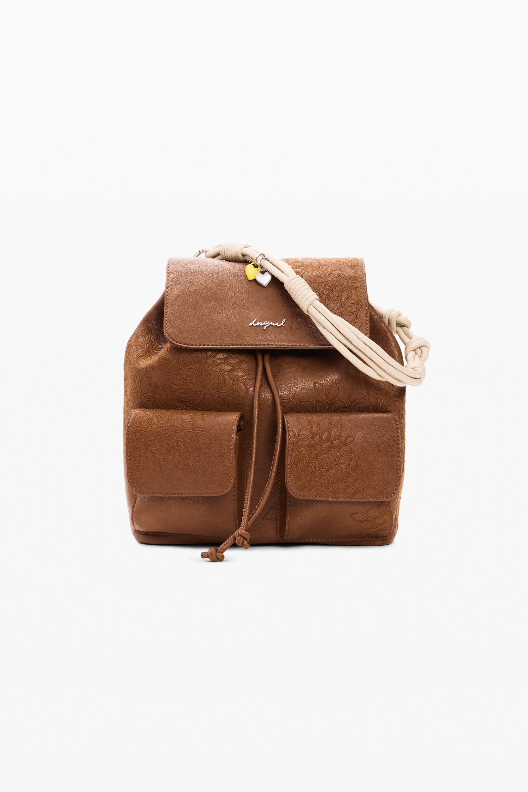 Small embroidered backpack by DESIGUAL