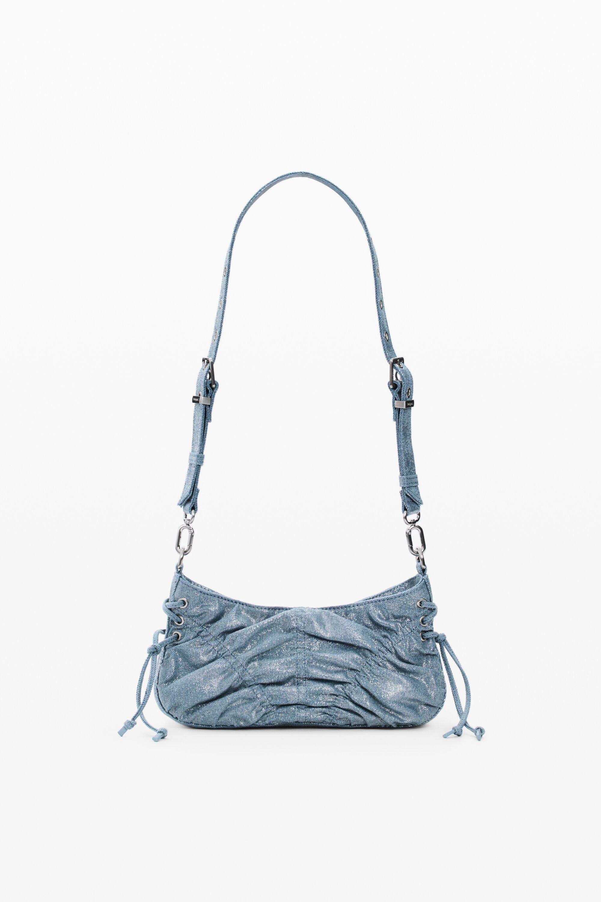 Small gathered denim bag by DESIGUAL