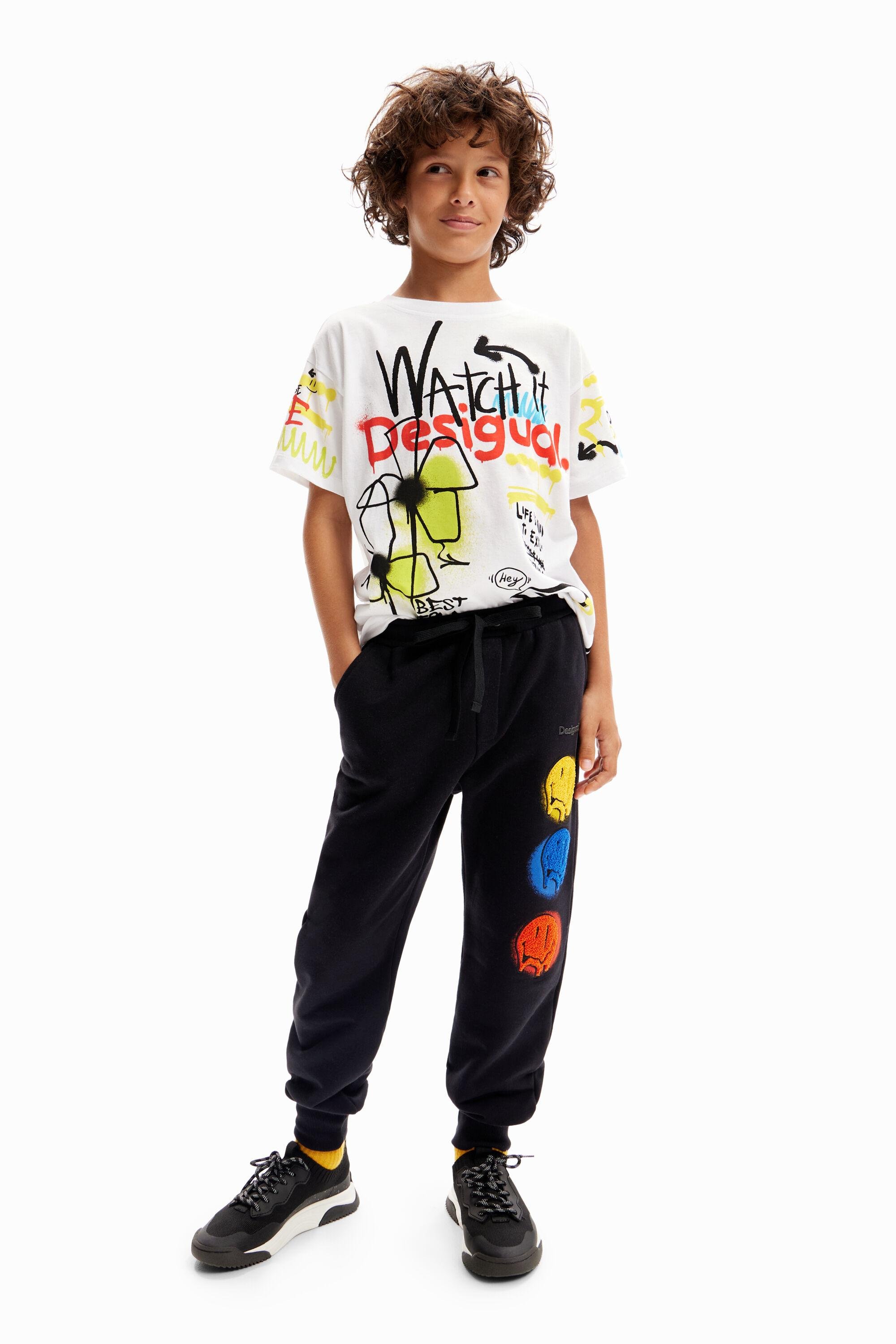 Smiley Originals ® jogger trousers by DESIGUAL