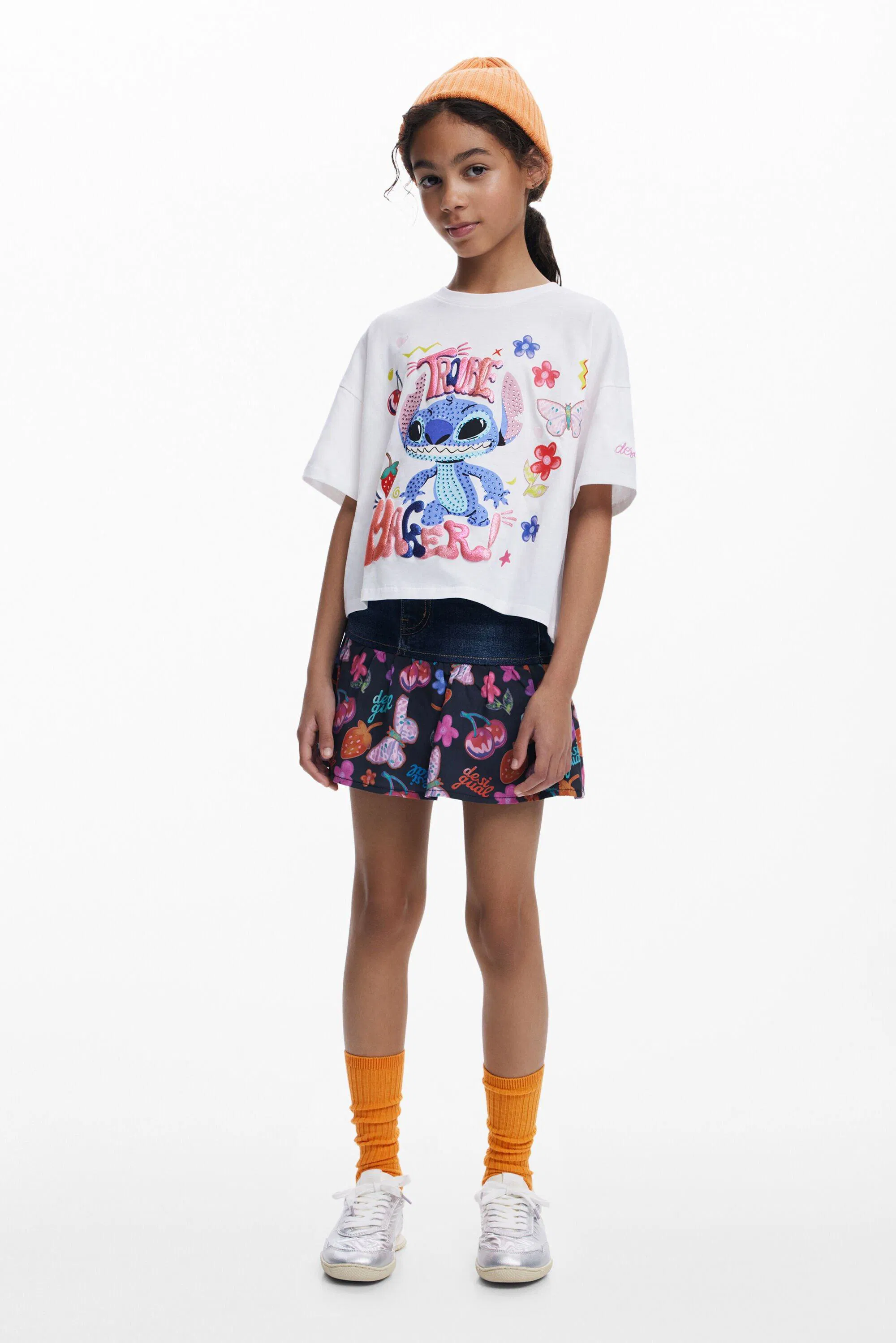Stitch™ 3D cropped T-shirt by DESIGUAL