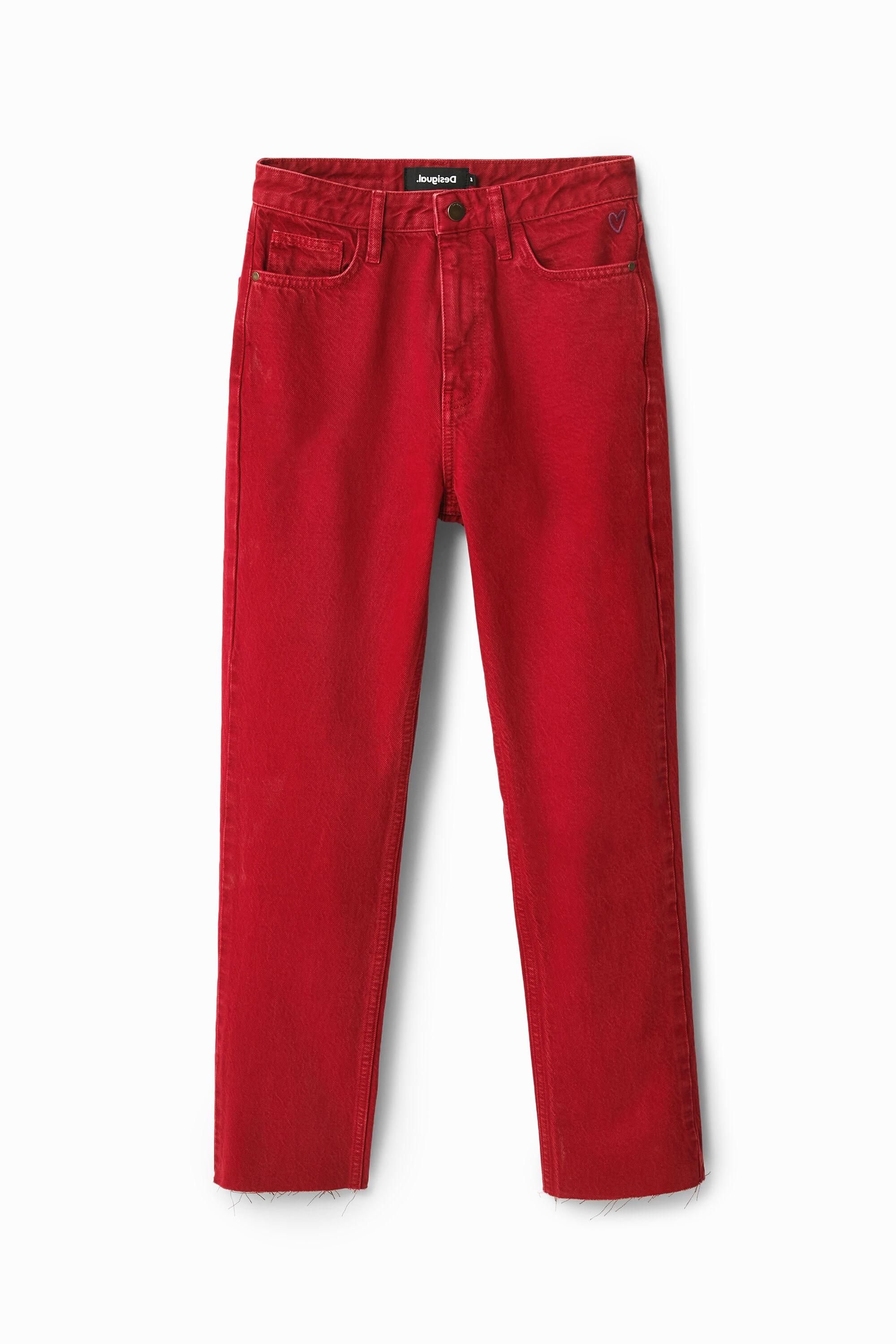 Straight cropped jeans by DESIGUAL