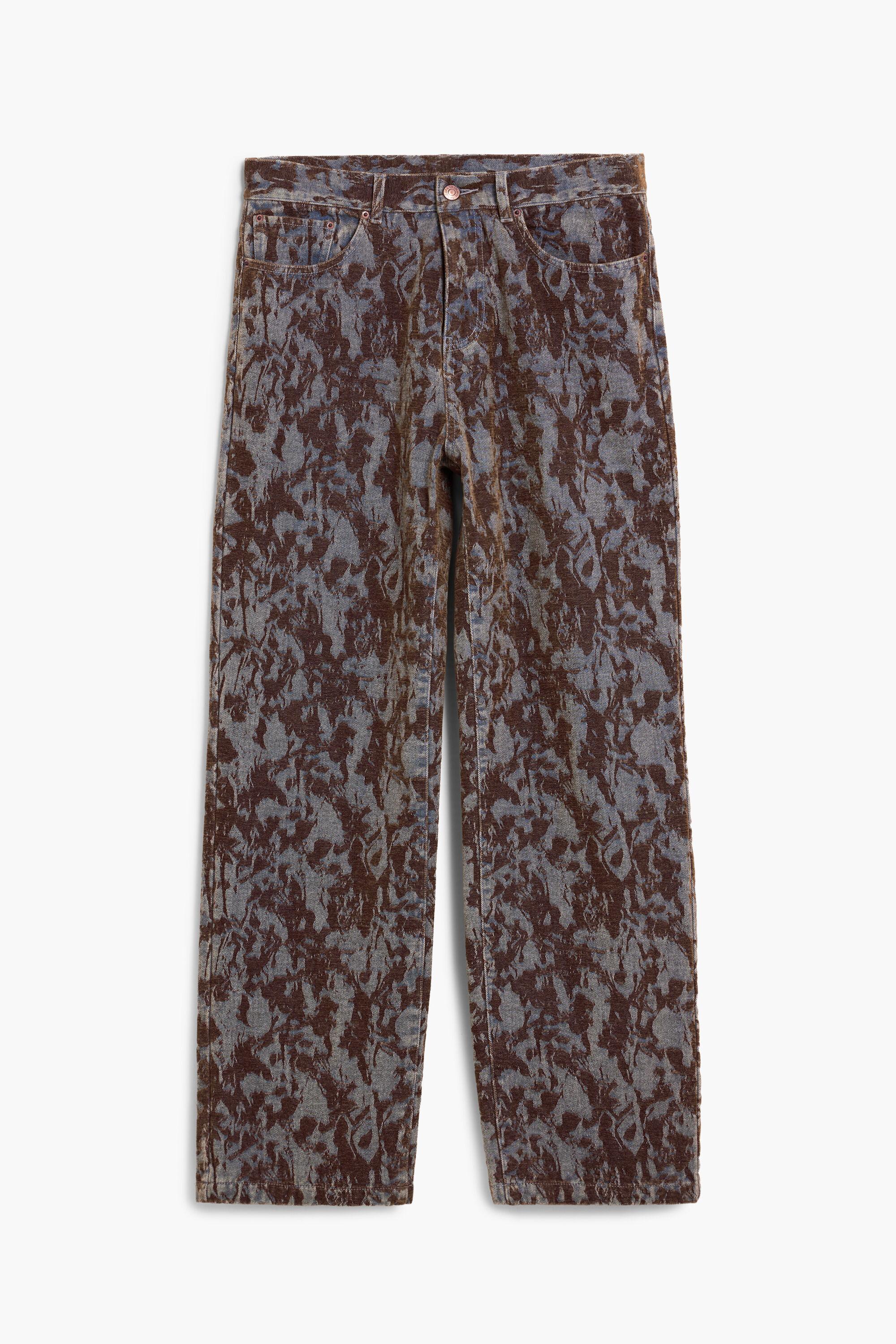 Straight textured trousers by DESIGUAL