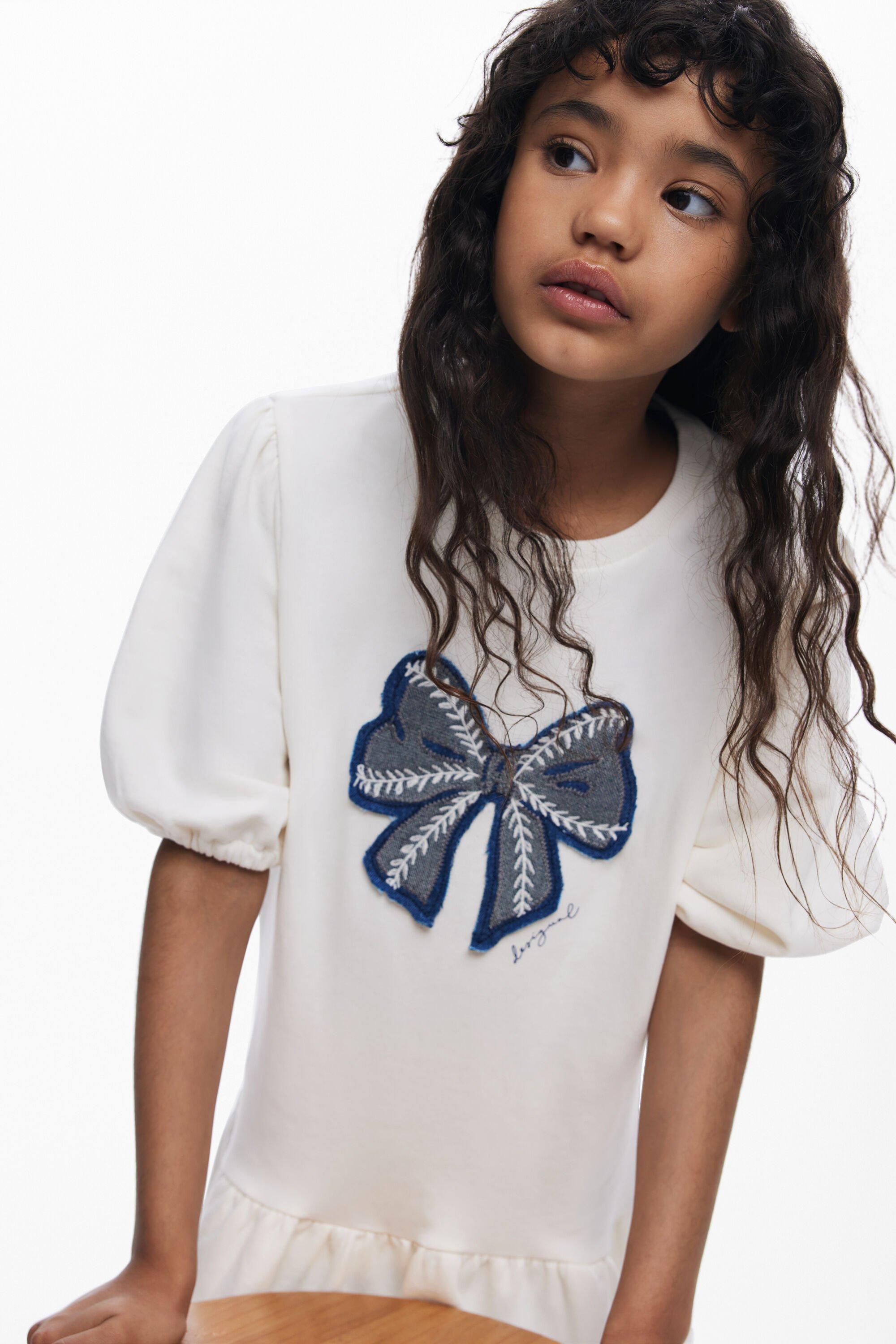 Sweatshirt dress bow by DESIGUAL
