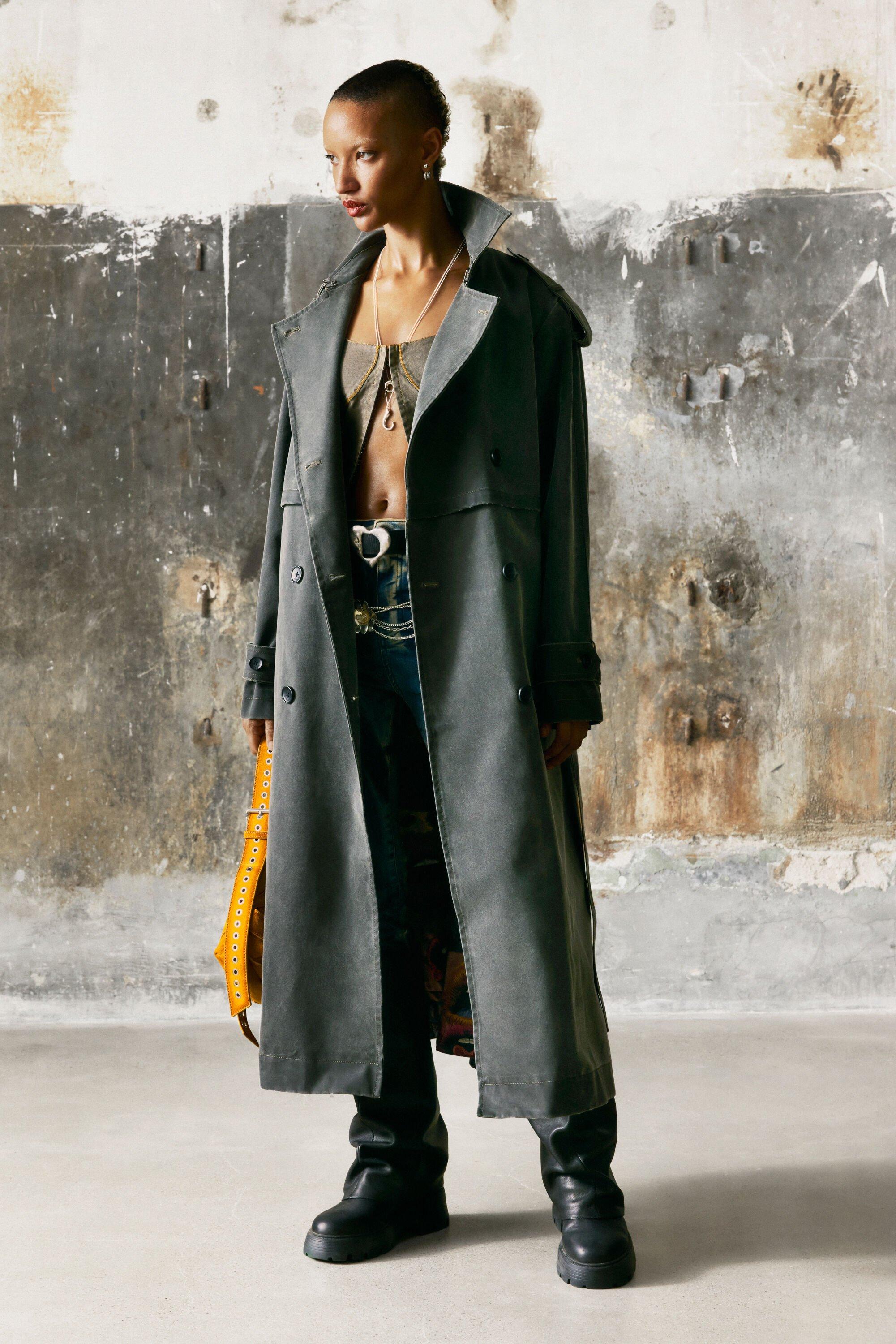Trench Coat Suede Effect by DESIGUAL