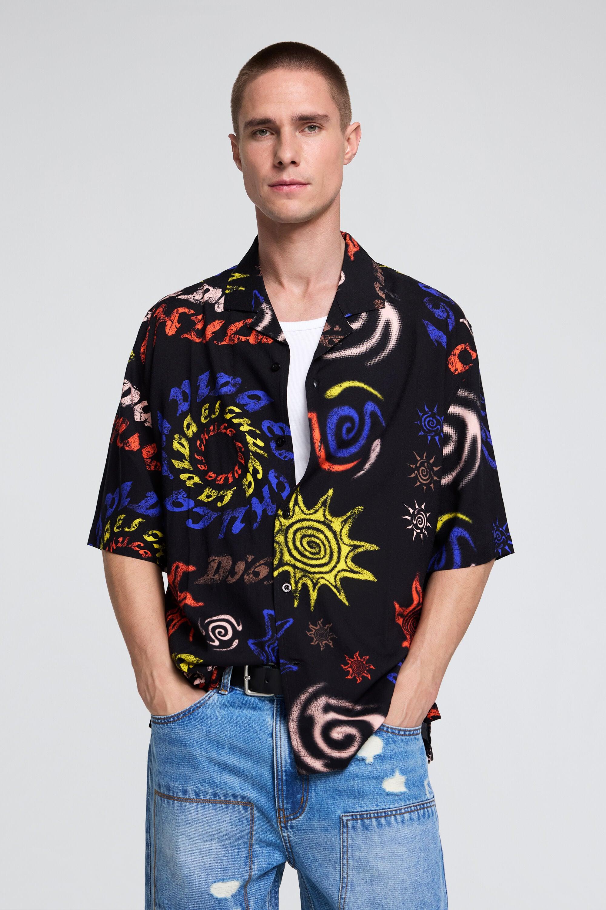 Tribal Printed Shirt by DESIGUAL