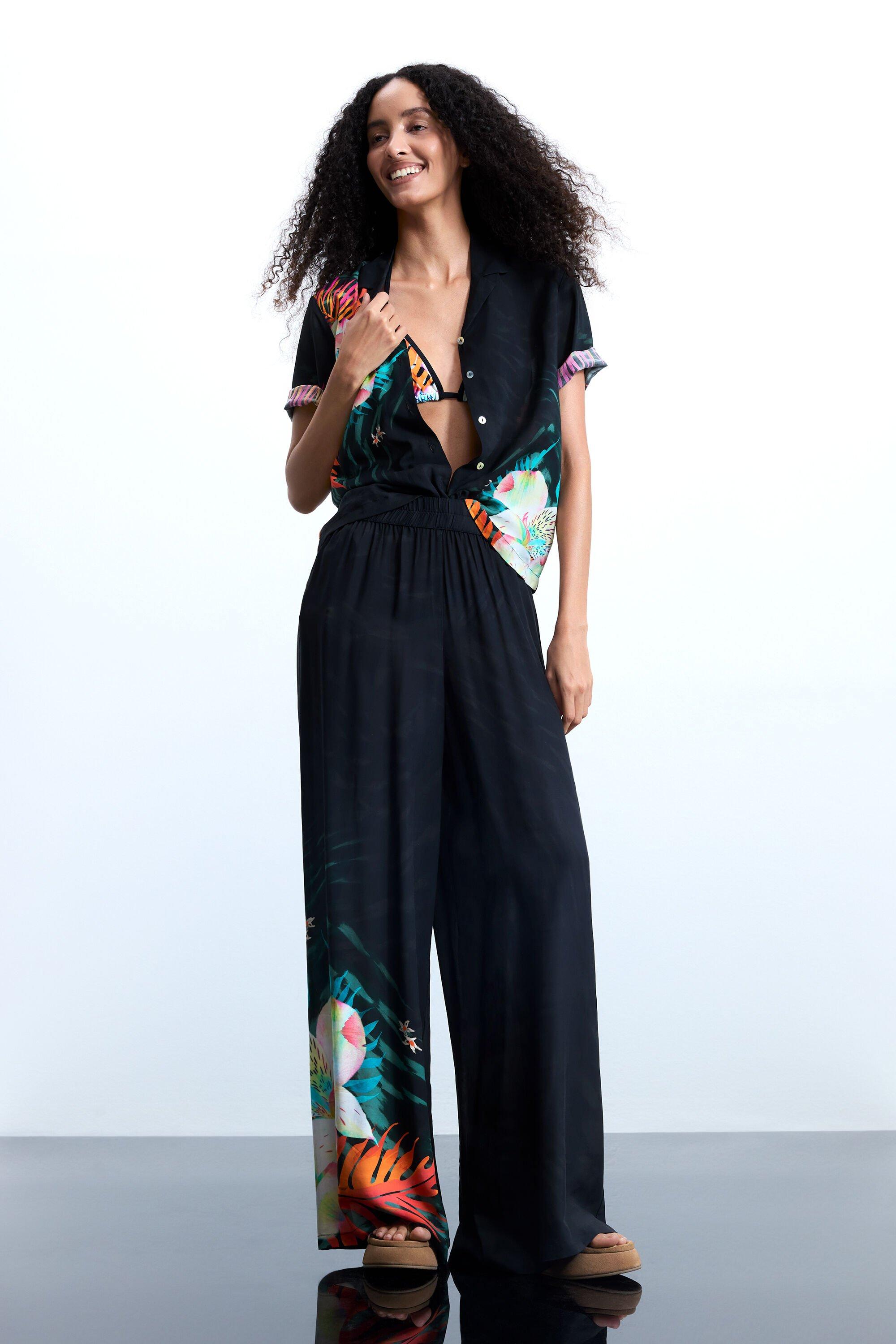 Tropical Fluid Trousers by DESIGUAL