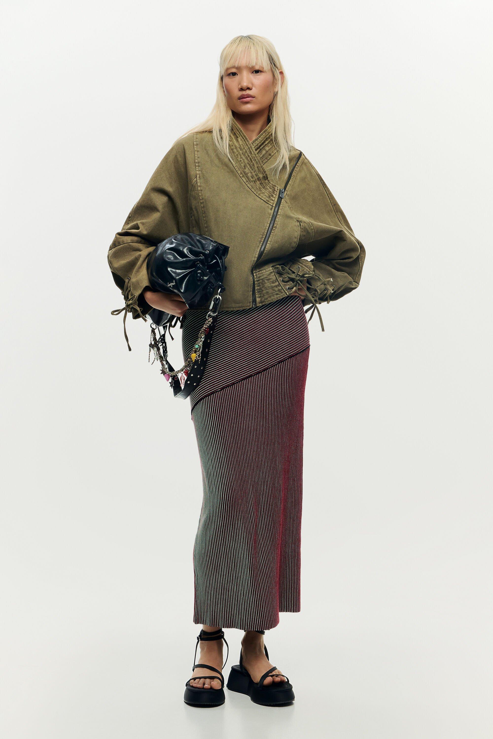 Tube knit skirt by DESIGUAL